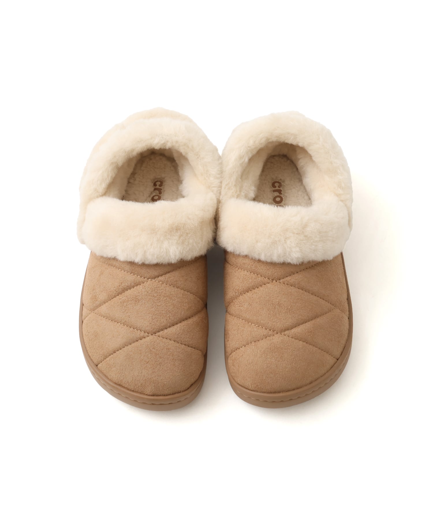 crocs Unfurgettable Quilted Clog Sepiaの画像
