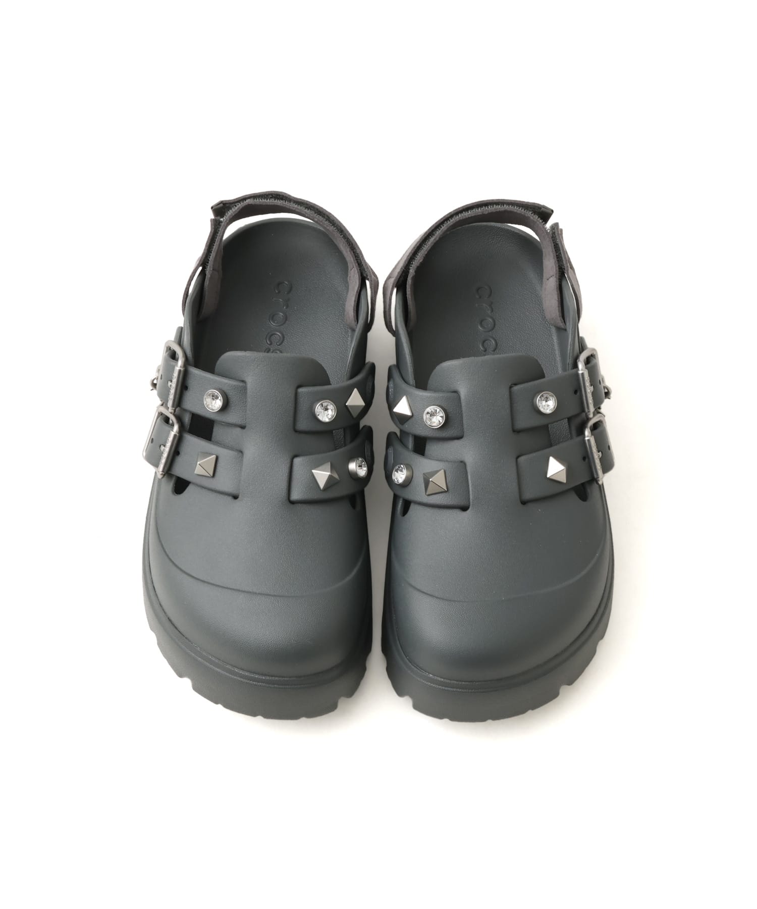 crocs Loaferette Star Studded Clog Carbonの画像