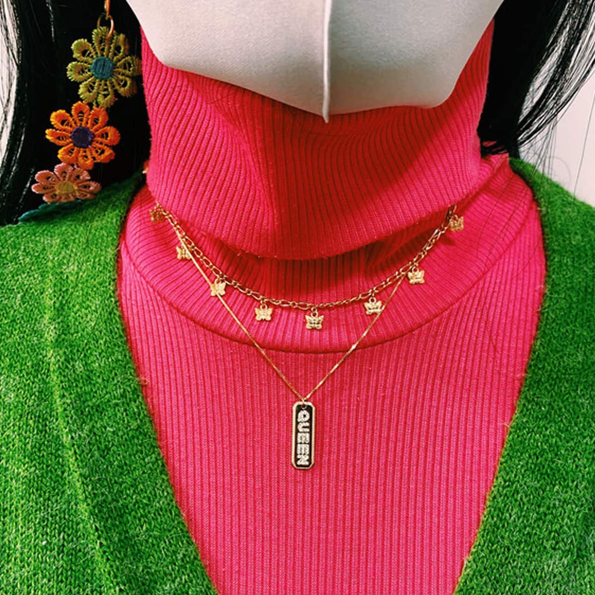 89xiiitokyo バタフライチョーカー GOLD 21SU-Iの画像