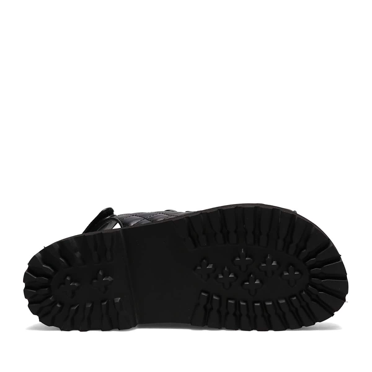 atmos pink キルティングサンダル BLACKの画像