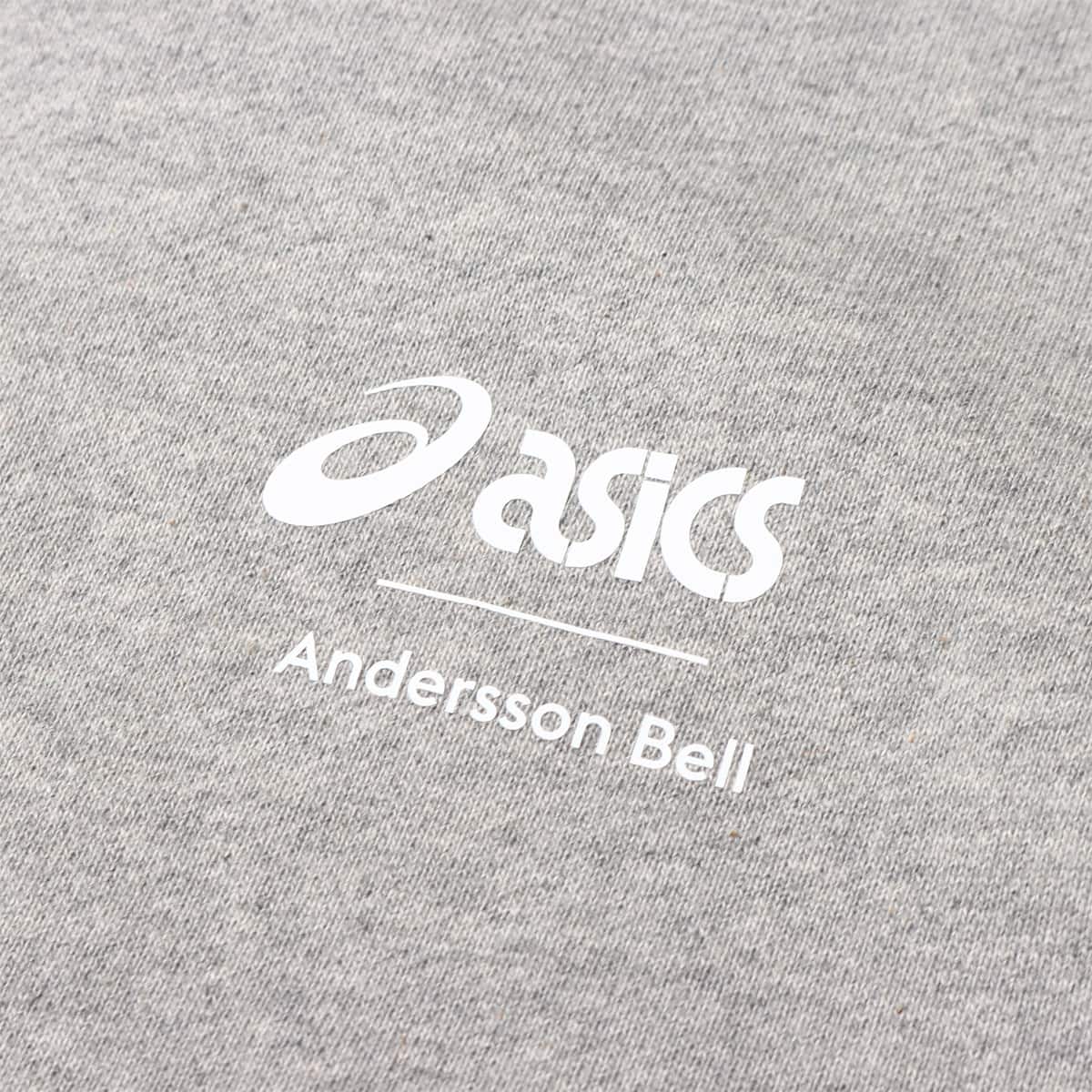 asics AB Contrast Sweatshirt GREYの画像