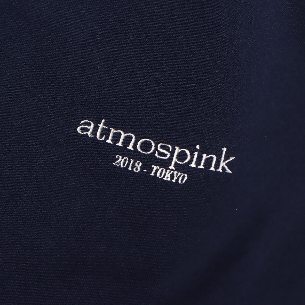 atmos pink ニット ドッキング スウェット TP NAVY 22HO-I