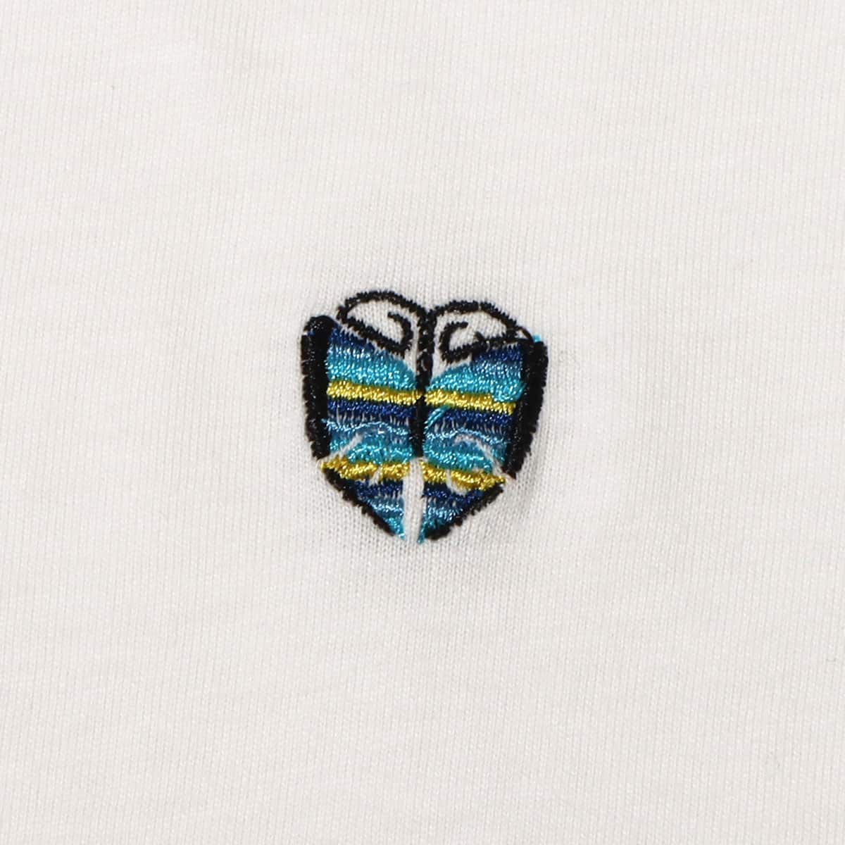 ANNA SUI Archive バタフライ刺繍 ビッグT WHITE 22SU-Iの画像