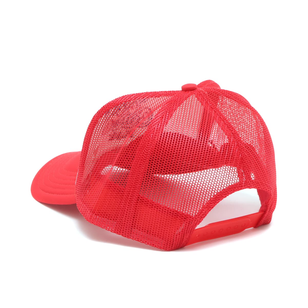 atmos pink × LIL LEAGUE 書き下ろし ロゴ メッシュキャップ REDの画像