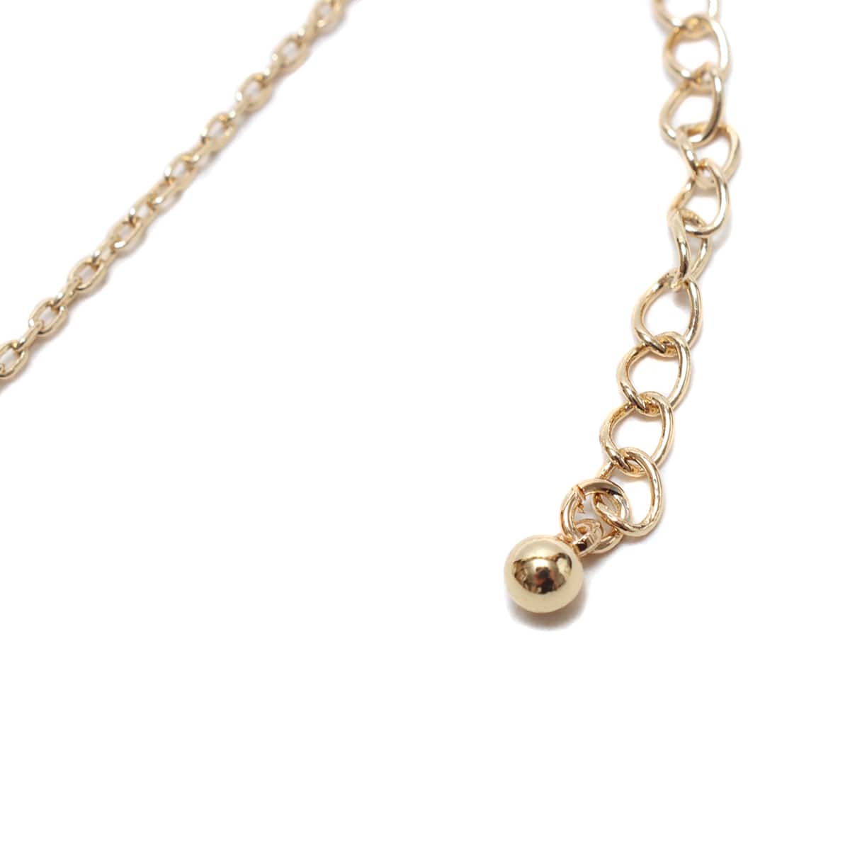 atmos pink カラーストーンネックレス GOLDの画像