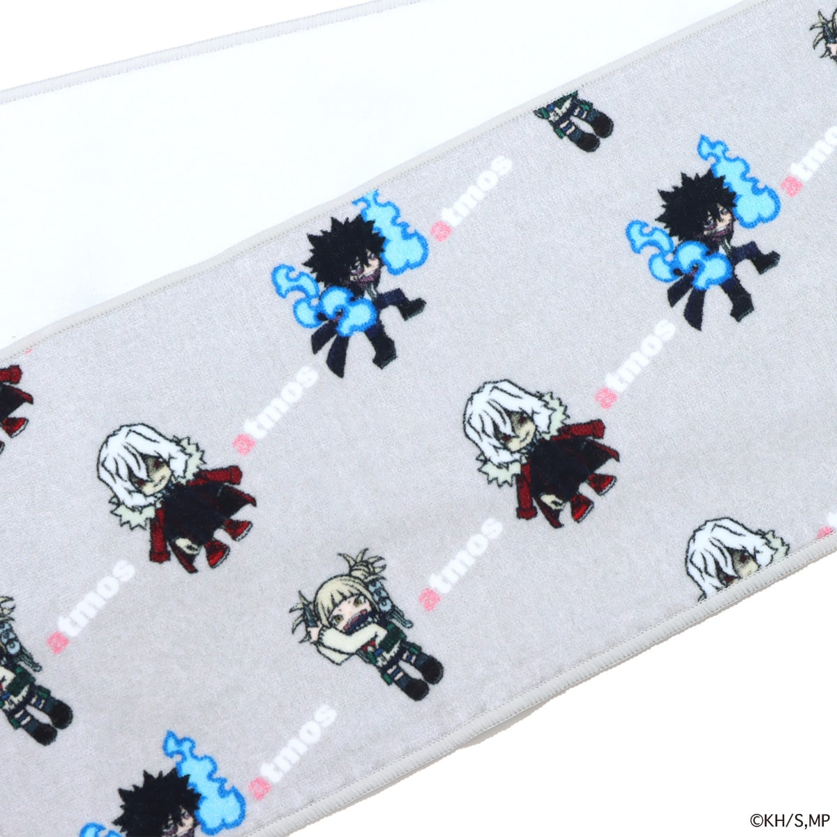 atmos pink × MY HERO ACADEMIA マフラータオル 敵連合 BLACKの画像