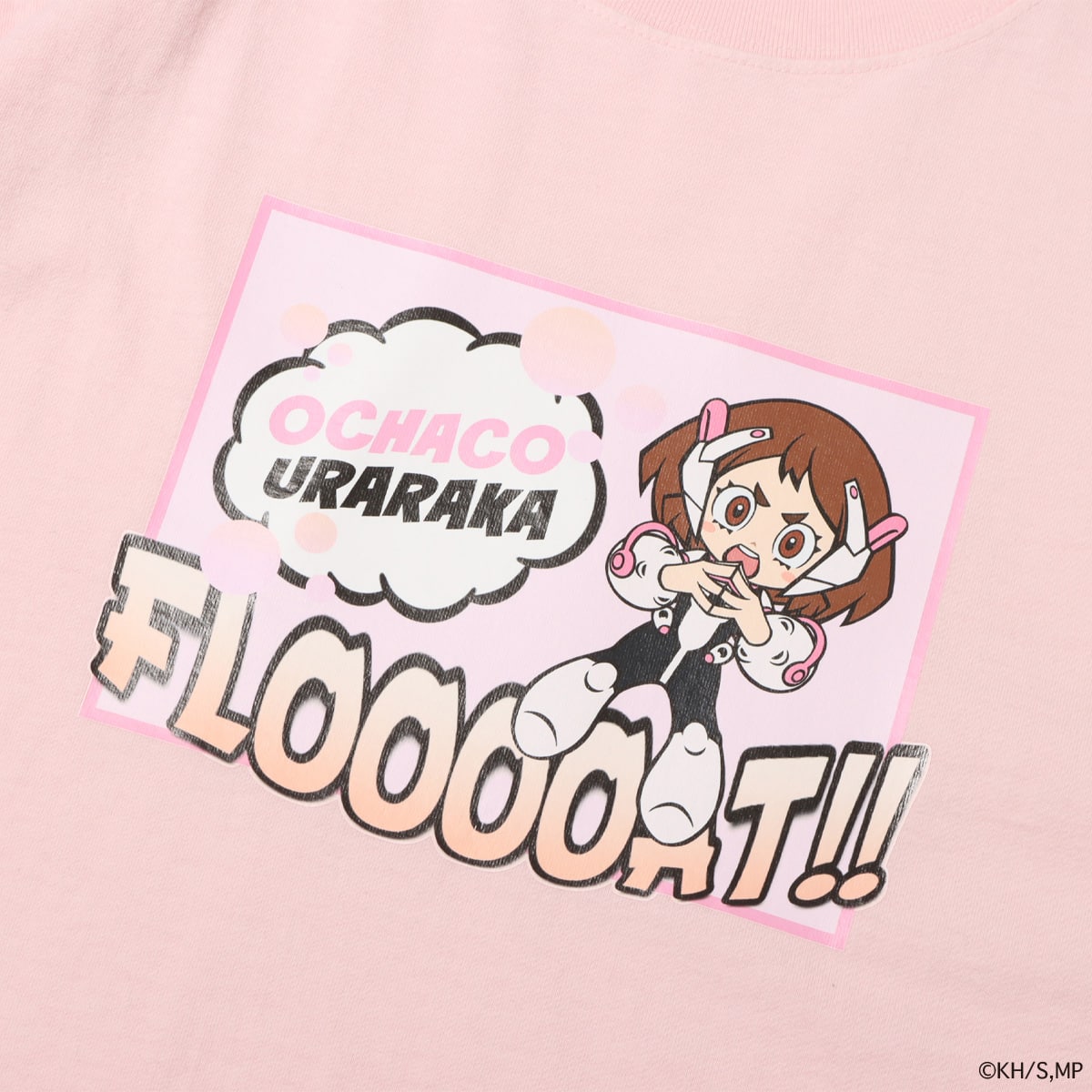atmos pink × MY HERO ACADEMIA TEE 麗日 お茶子 PINKの画像