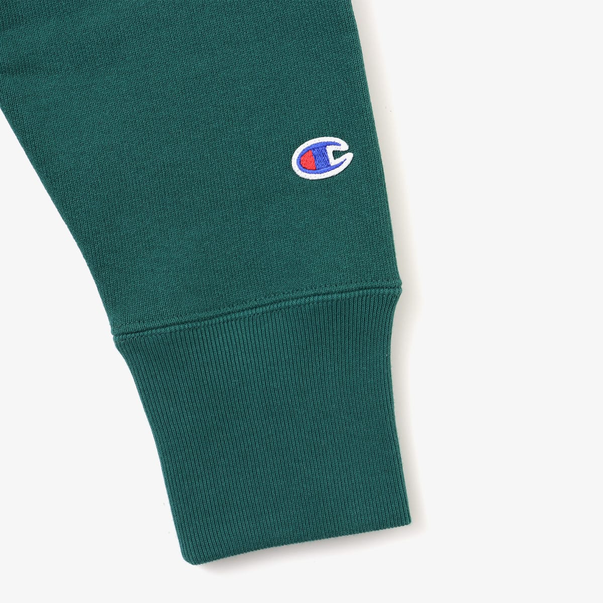 Champion x atmos pink REVERSE WEAVE Crew Neck Sweatshirt GREEN の画像