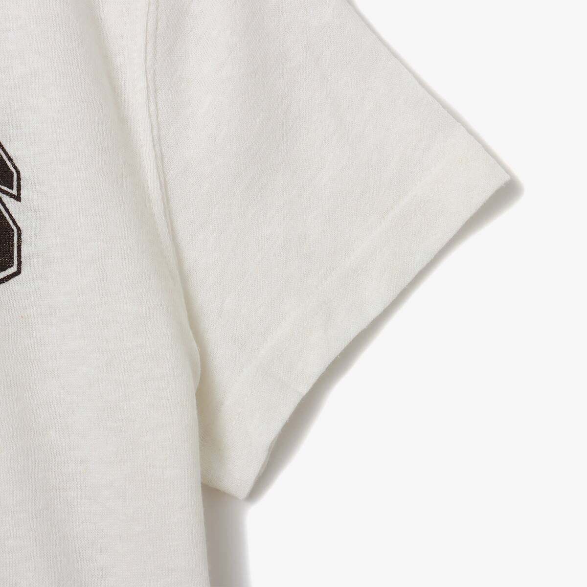 atmos pink x LiLi “Grumpy(C)”Cropped T-shirt WHITE の画像