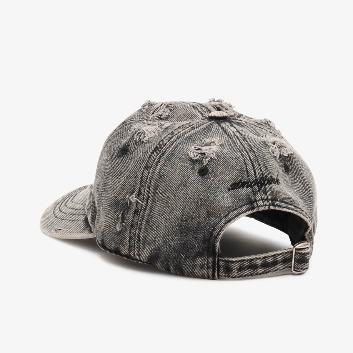 atmos pink Damaged Finishing Denim Cap BLACK の画像