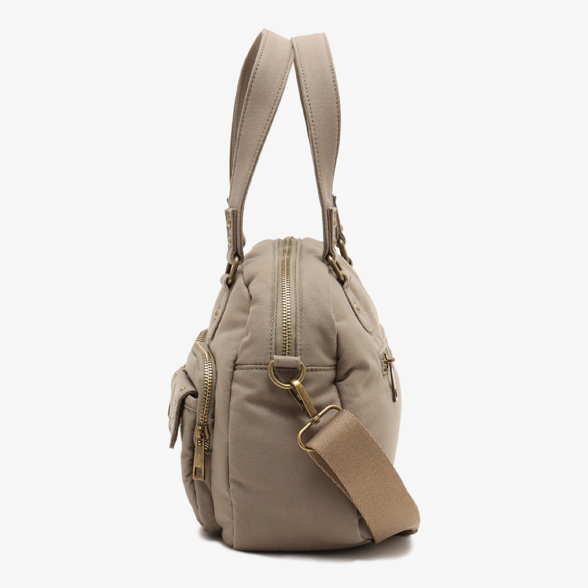 LAGUA GEM x ATMOS PINK BAG KHAKI の画像