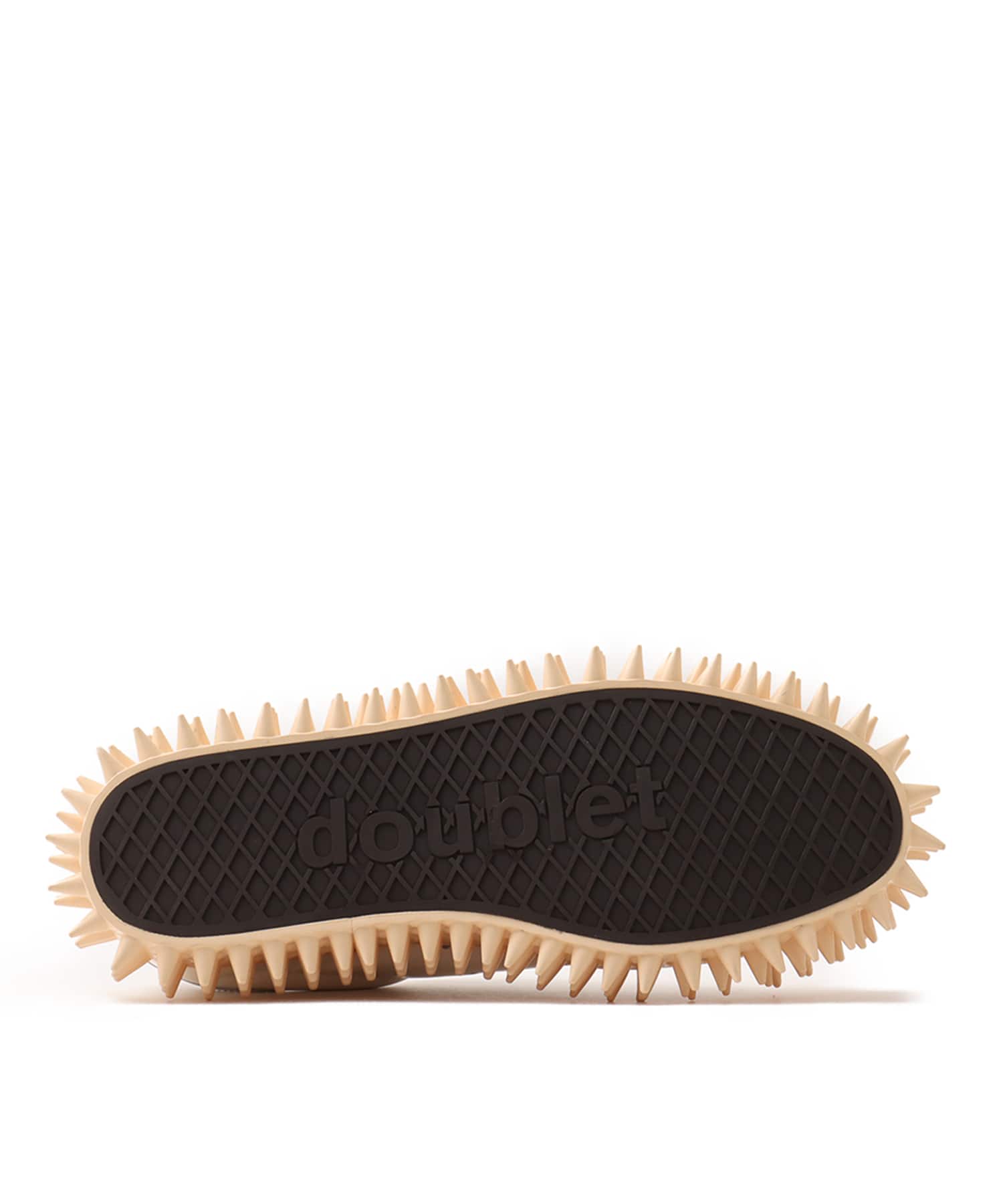 doublet SPIKY LEATHER SNEAKER WHITEの画像