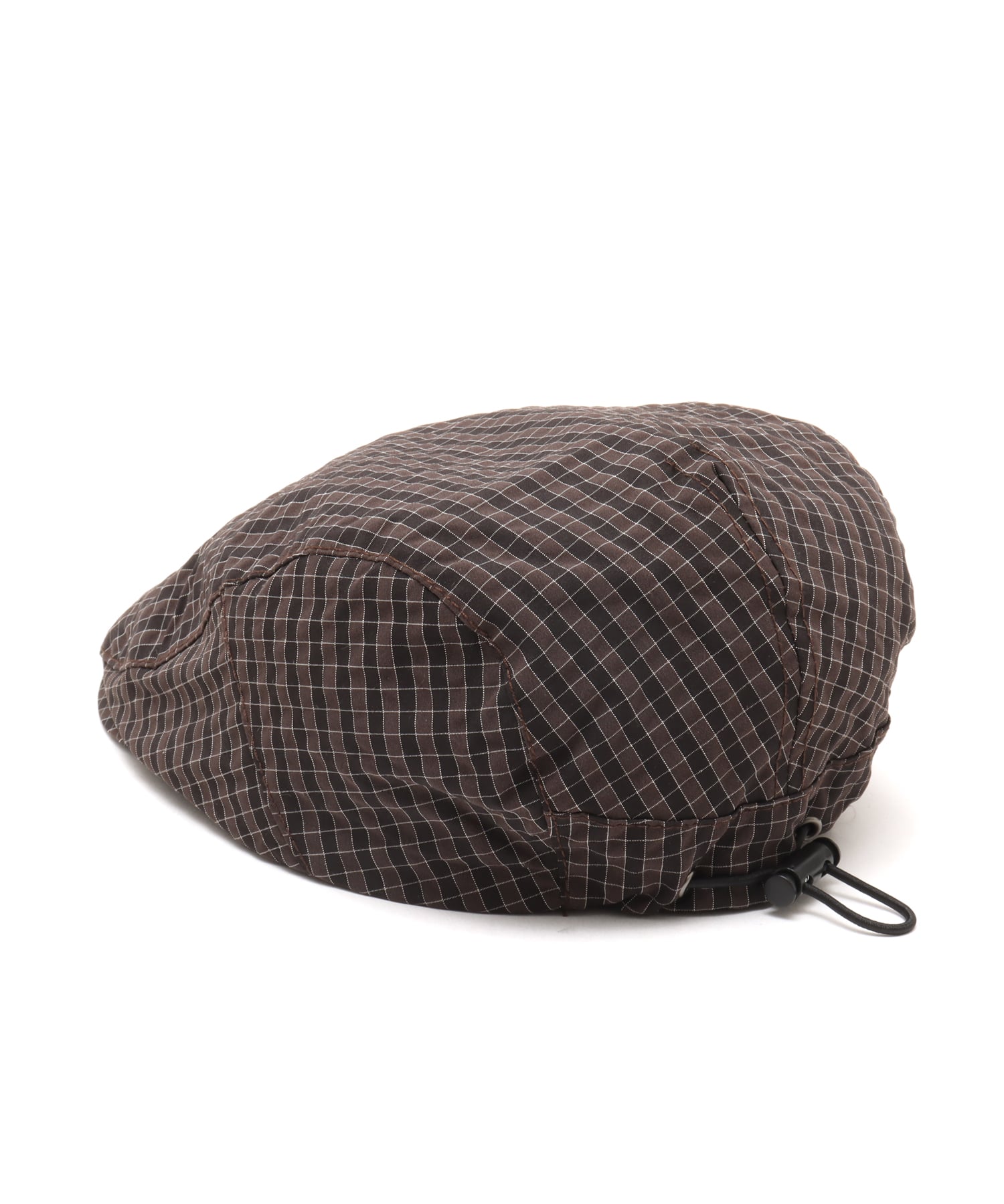 atmos pink Check Hunting Cap BROWNの画像