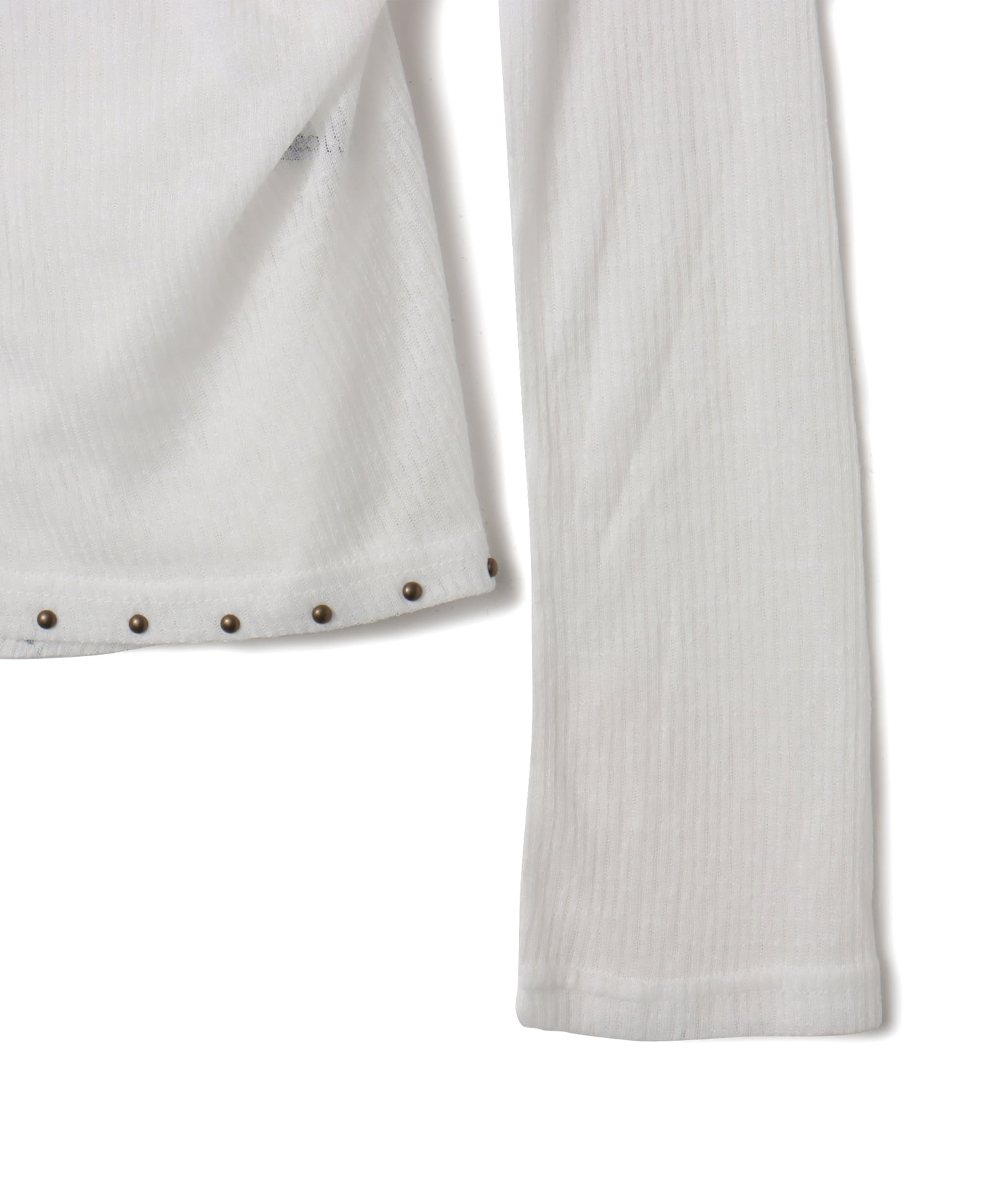 atmos pink See-Through 3-Ways Tops WHITEの画像
