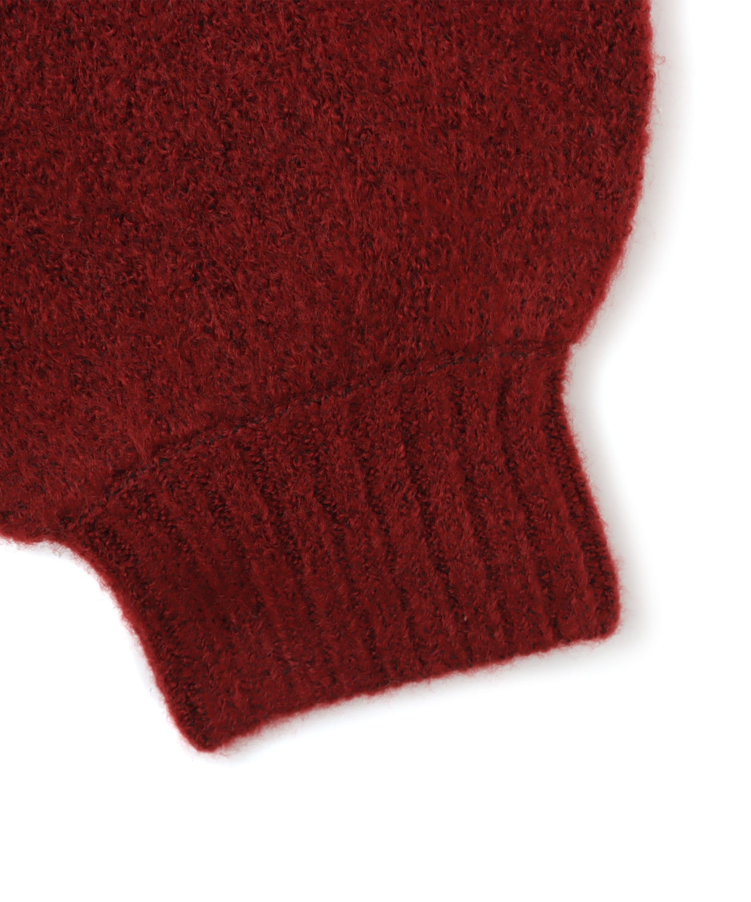 atmos pink  Logo Crew Knit Tops REDの画像