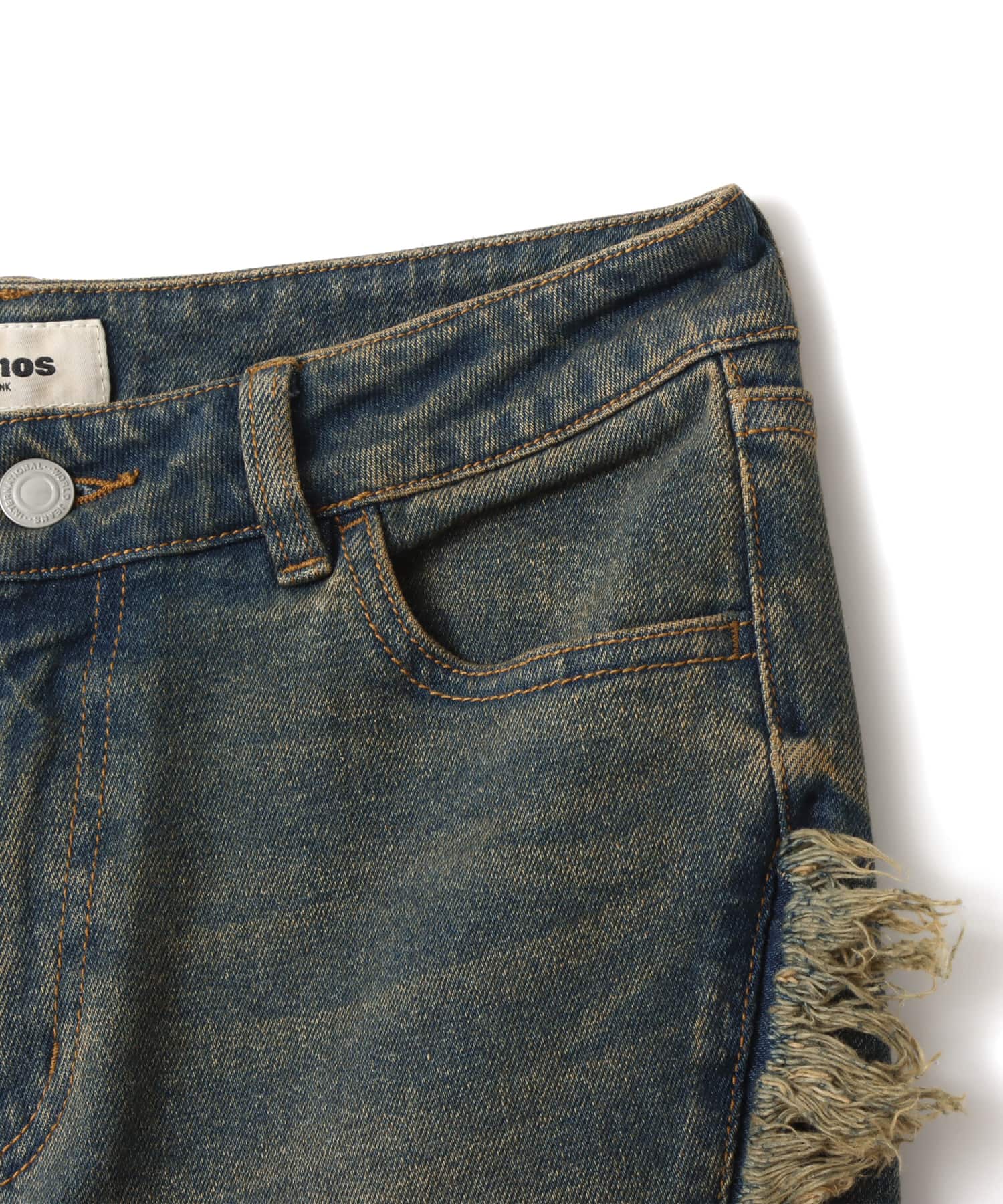 atmos pink Flare Denim Pants BLUEの画像