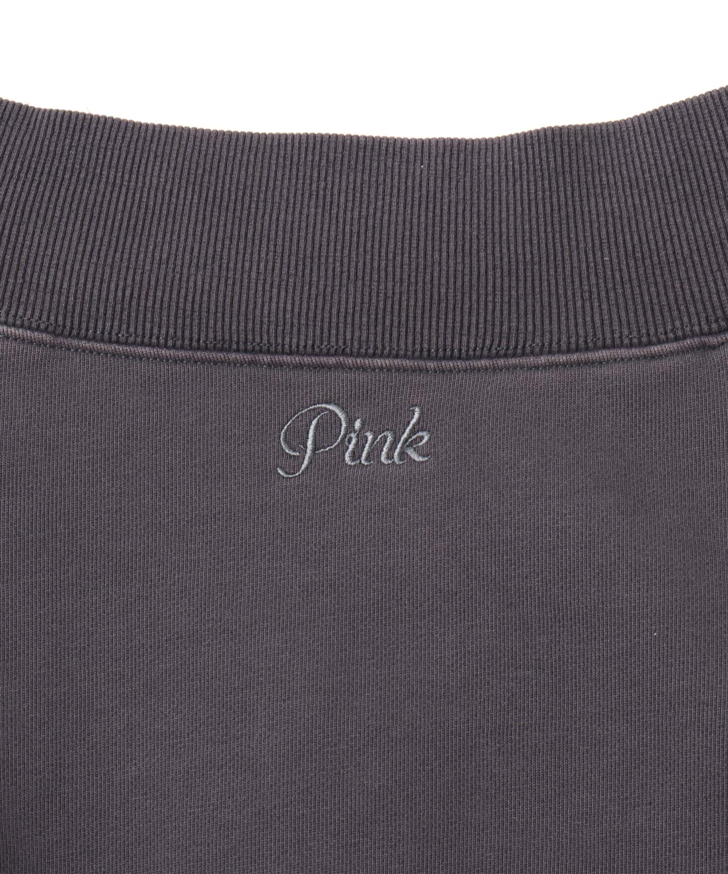 atmos pink Off-shoulder Sweat Top CHARCOALの画像