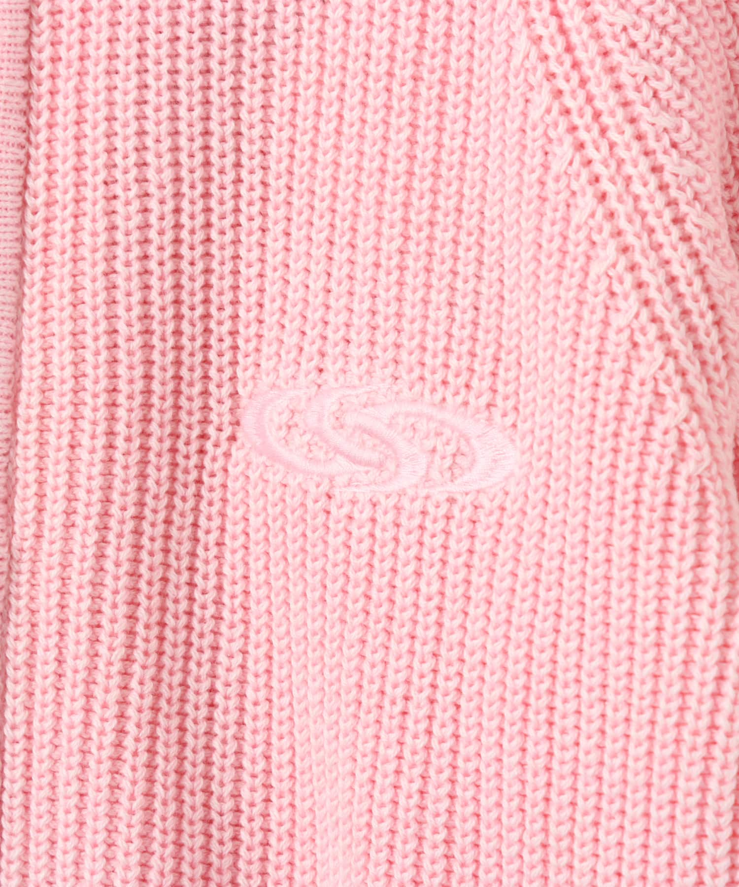 atmos pink Washed Zip Up Knit PINKの画像