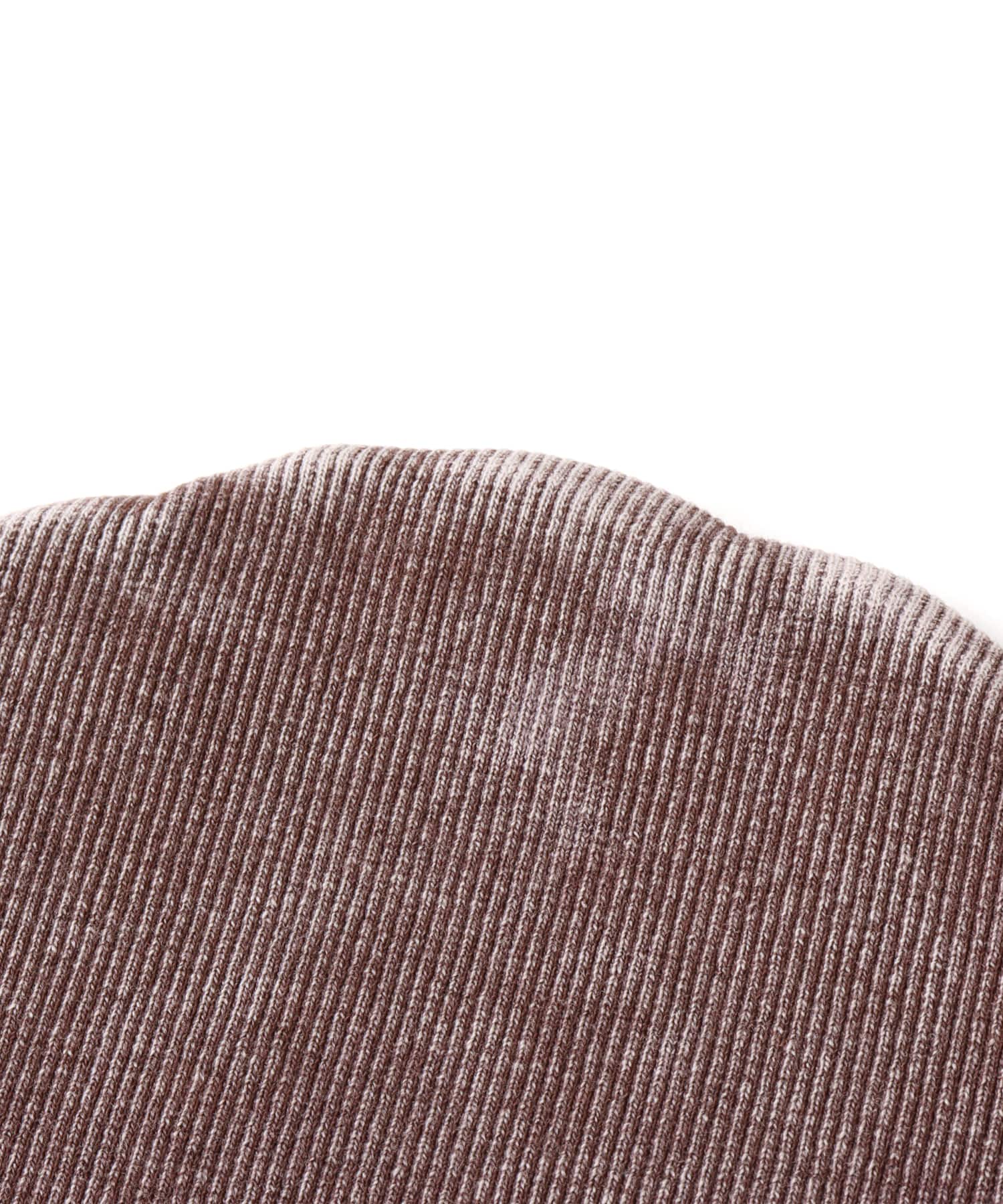 atmos pink Pigment Logo Beanie BROWNの画像