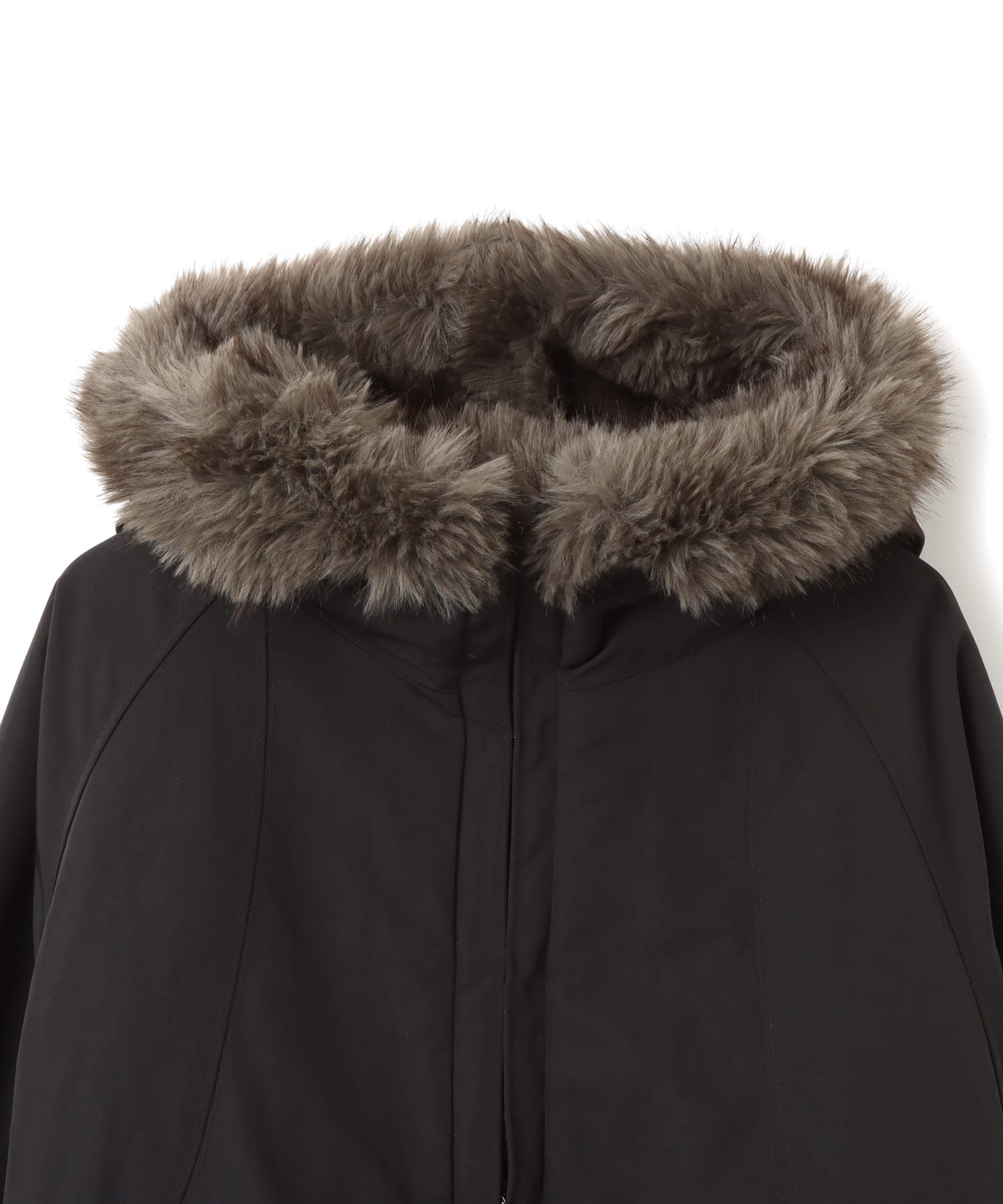 atmos pink Lining Fur Jacket BLACKの画像