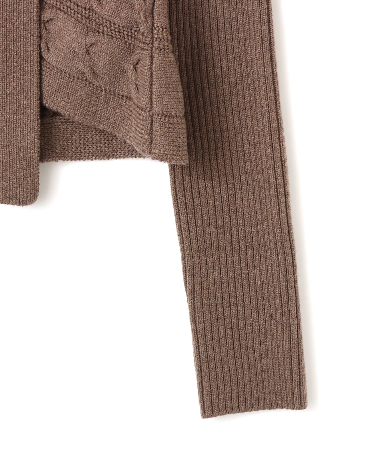 atmos pink Cache-coeur Knit Tops BROWNの画像