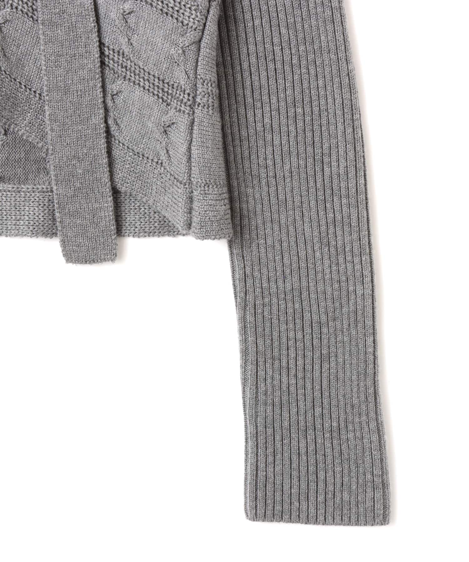 atmos pink Cache-coeur Knit Tops GRAYの画像
