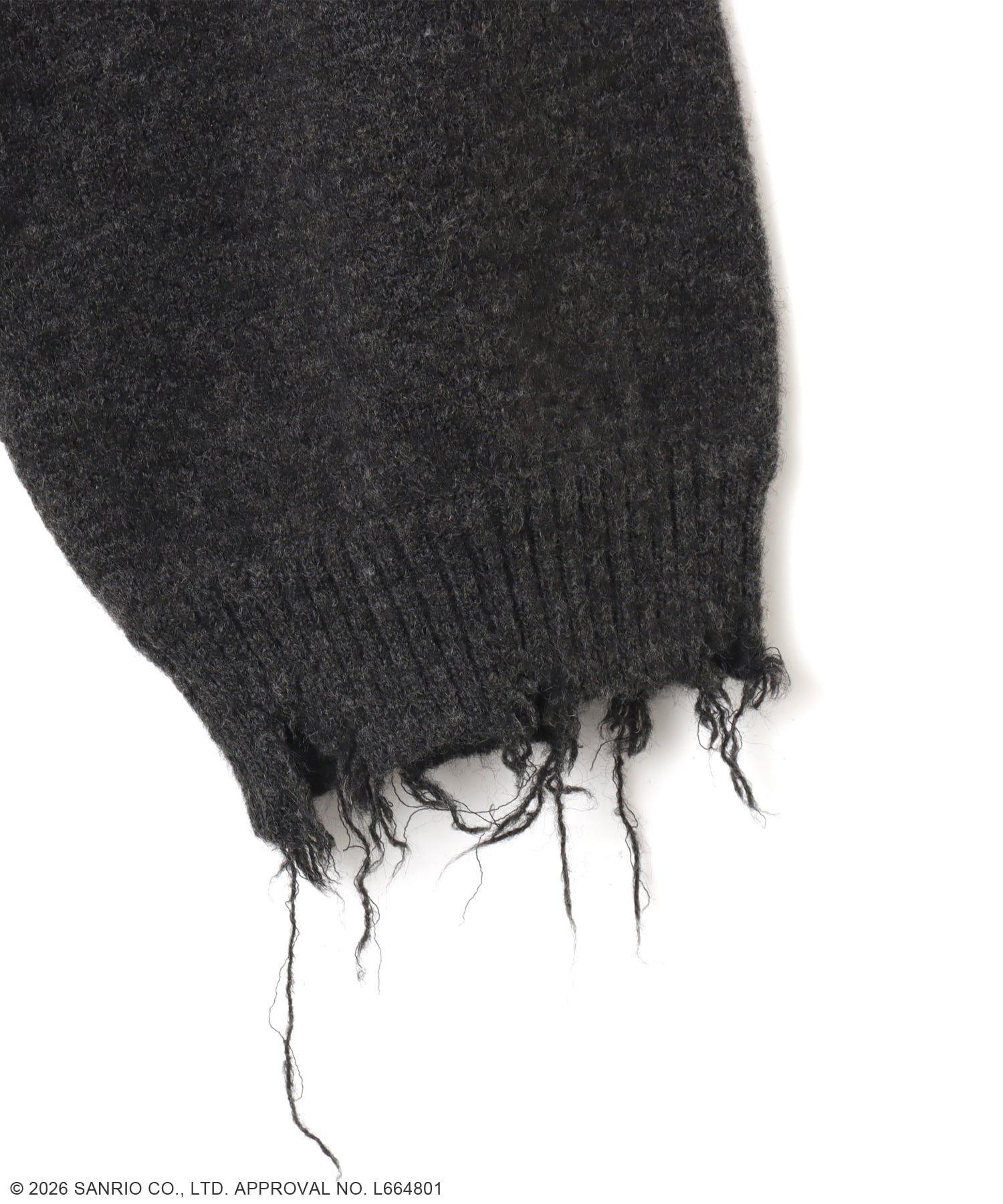 atmos pink x KUROMI Knit Top BLACK（アトモスピンク クロミ ニット