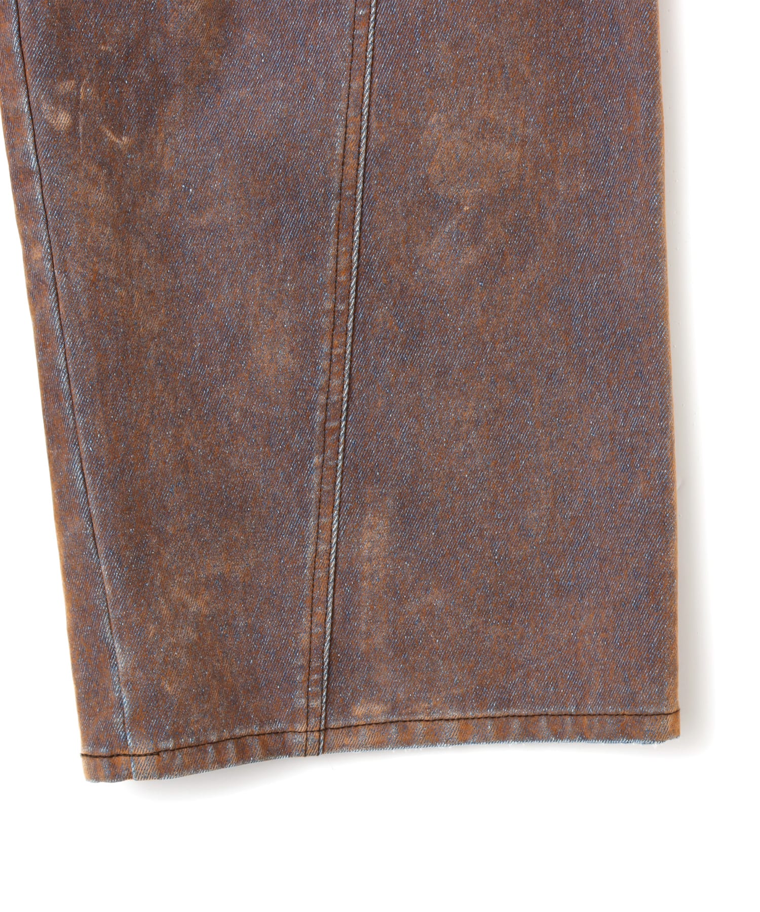 atmos pink Flocky Denim Pants BRONZEの画像
