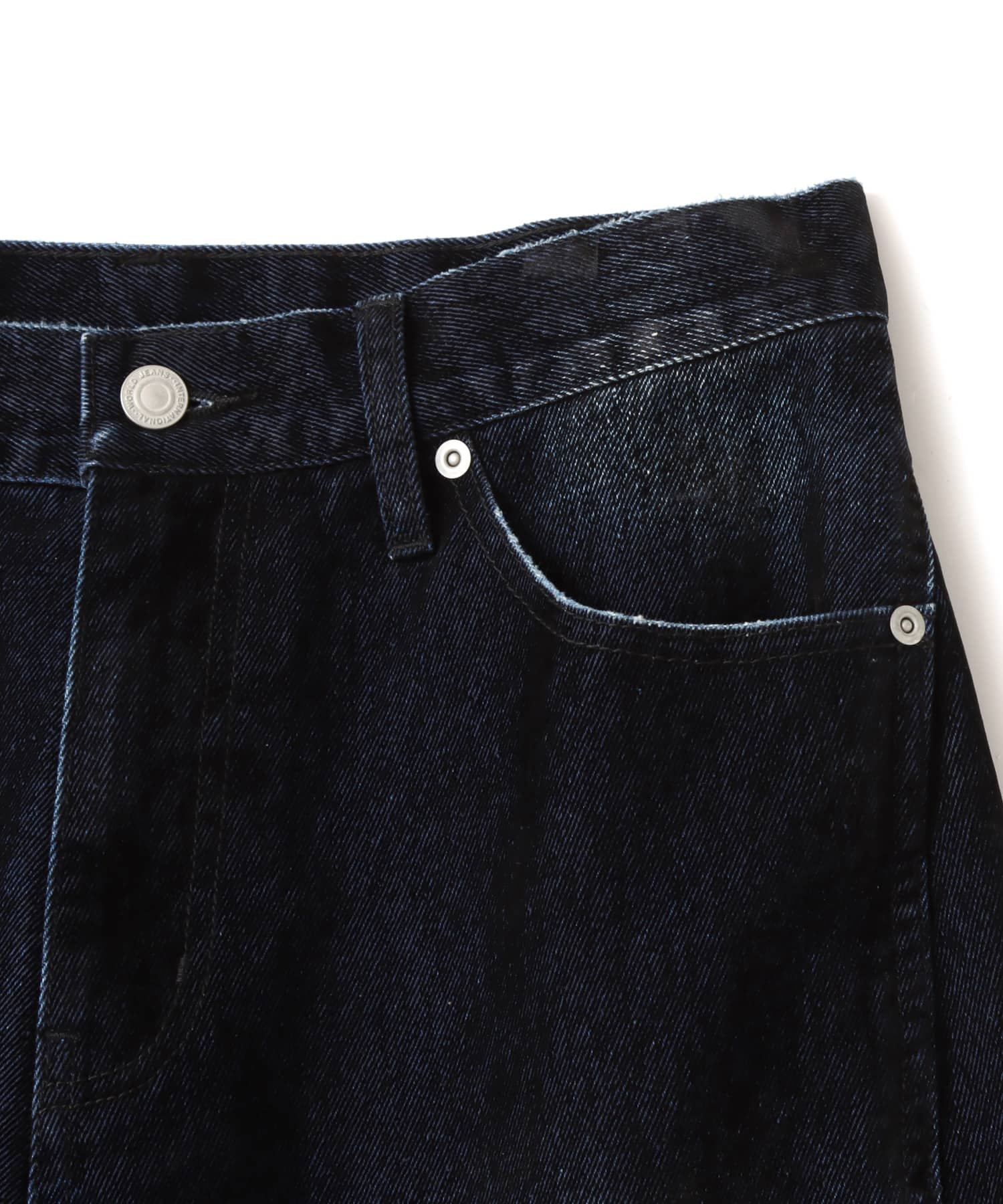 atmos pink Flocky Denim Pants NAVYの画像