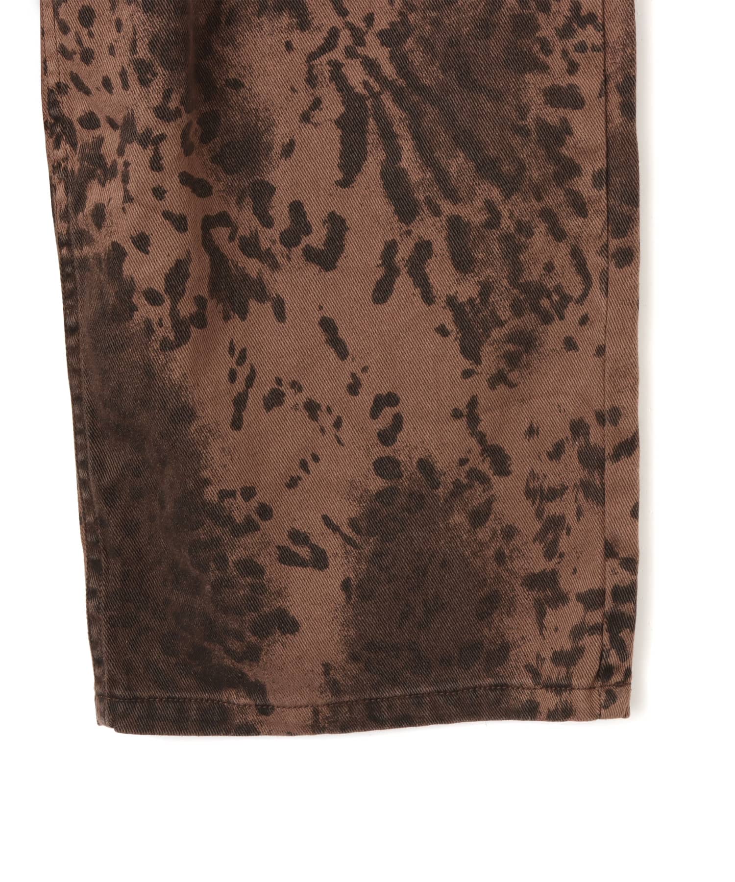 atmos pink Leopard All-Over Pants BROWNの画像