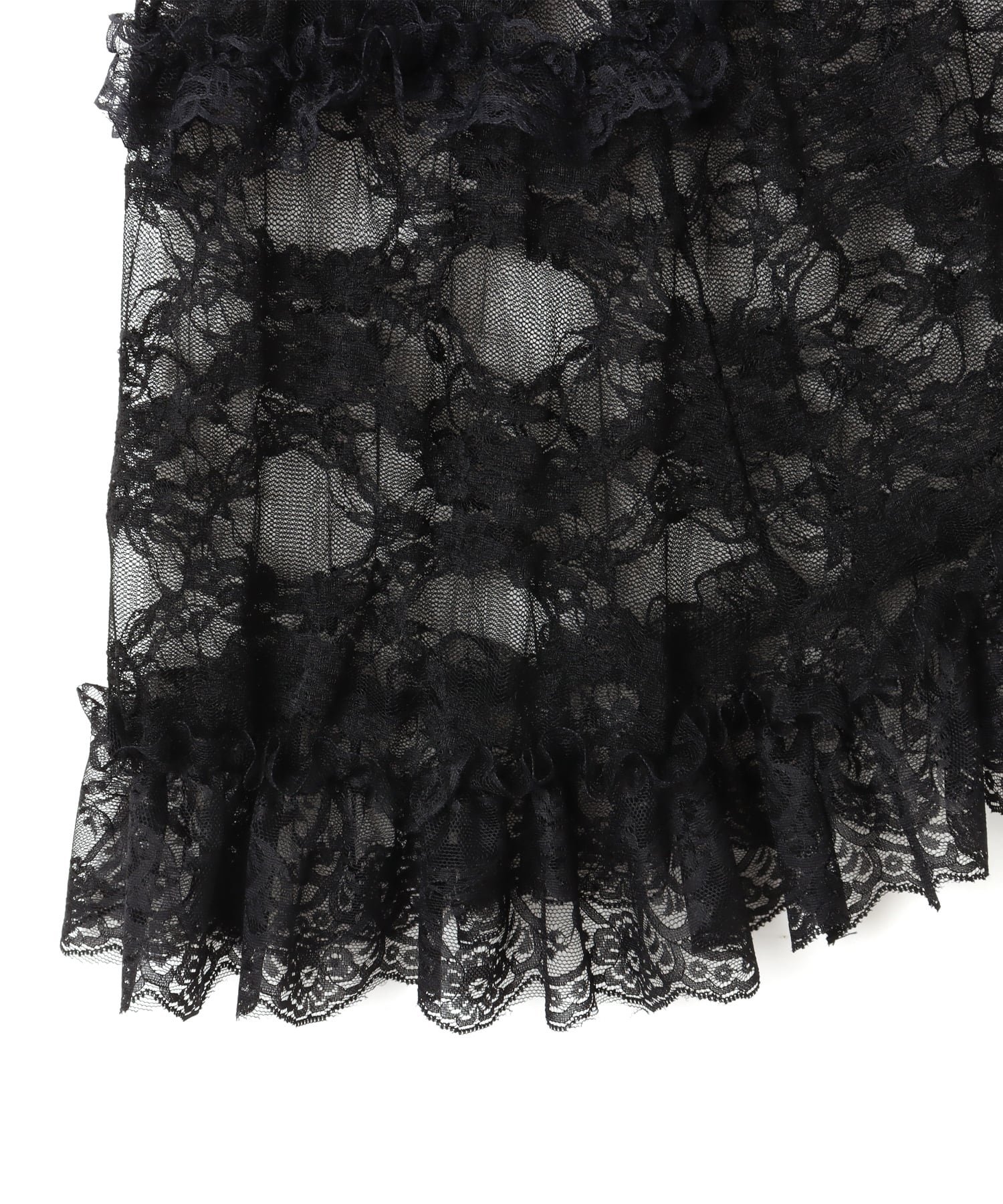 atmos pink Lace Wrap Skirt GRAYの画像