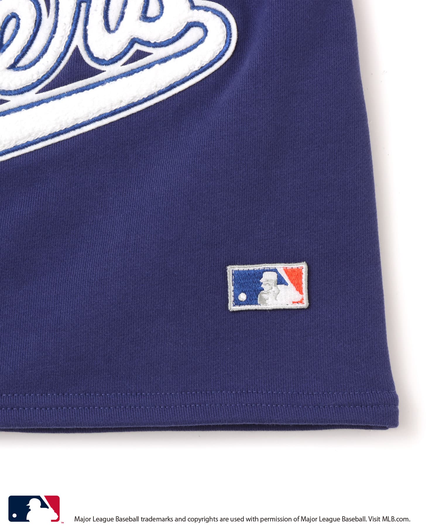 atmos pink MLB Logo Sweat Skirt BLUEの画像