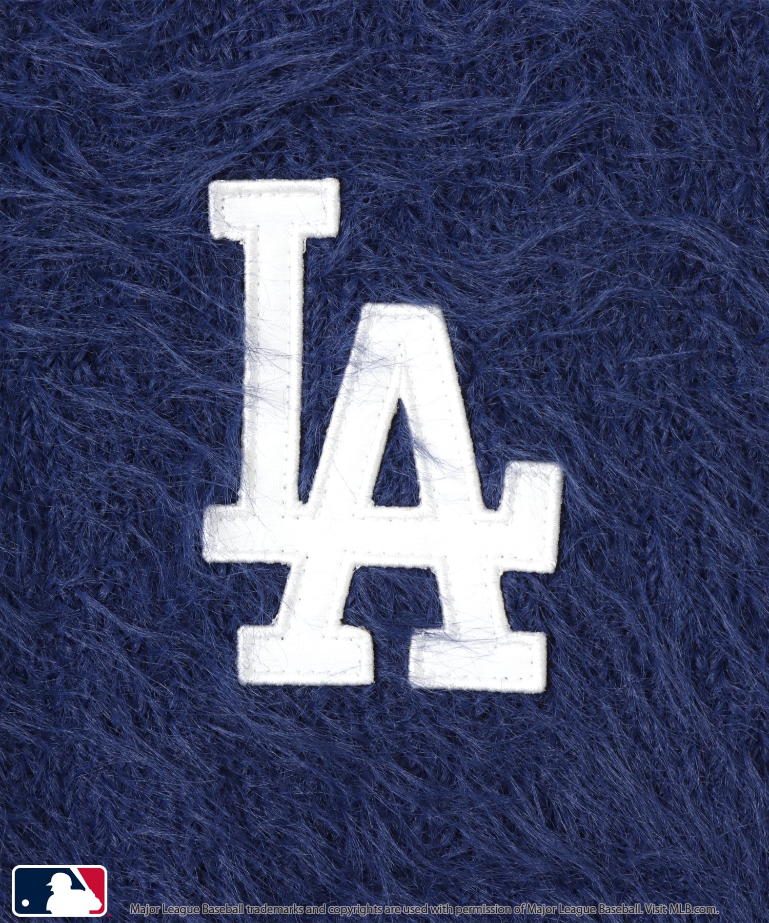 atmos pink MLB Shaggy Knit Short Pants NAVYの画像