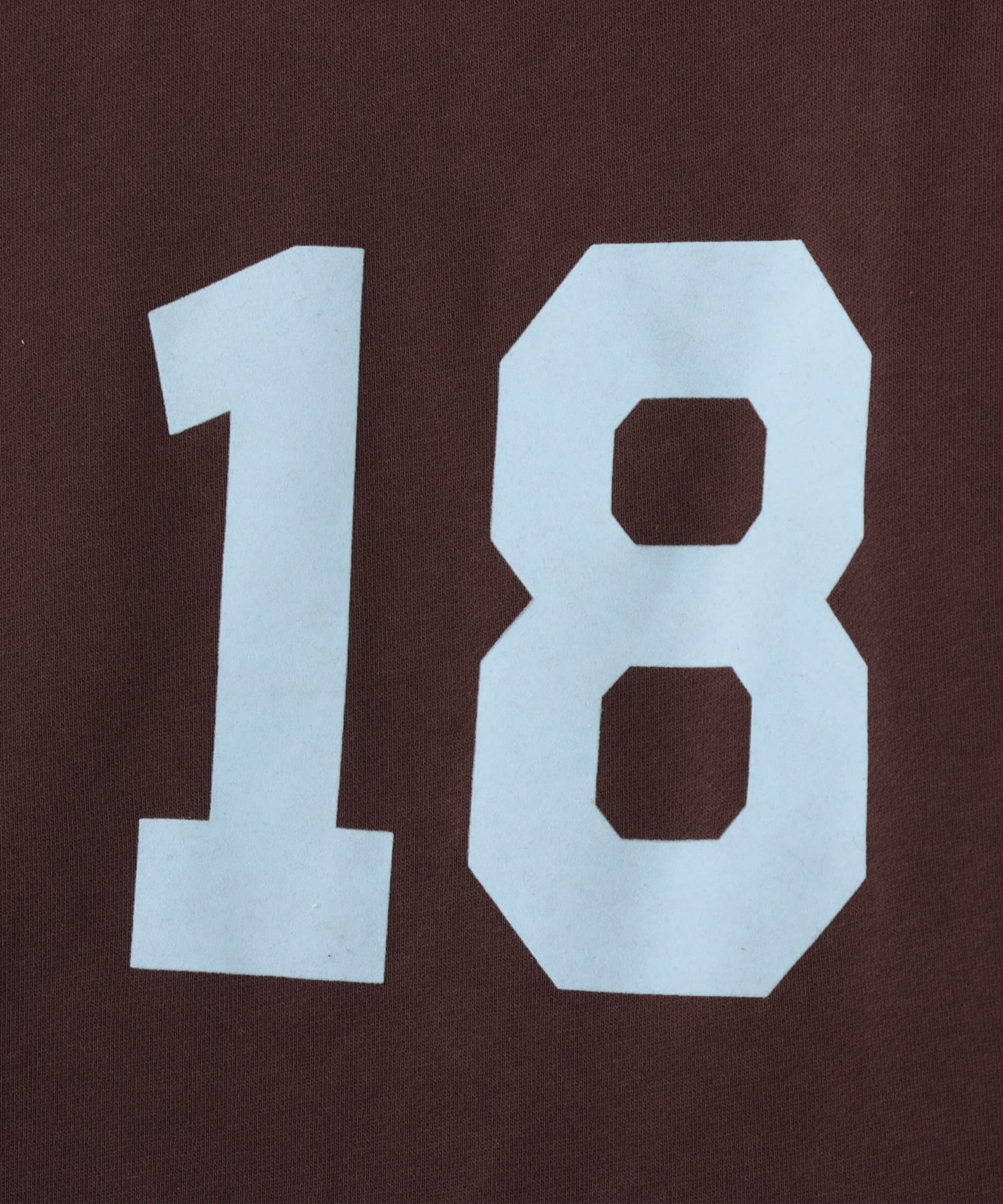 atmos pink Numbering Sweat Top BROWNの画像