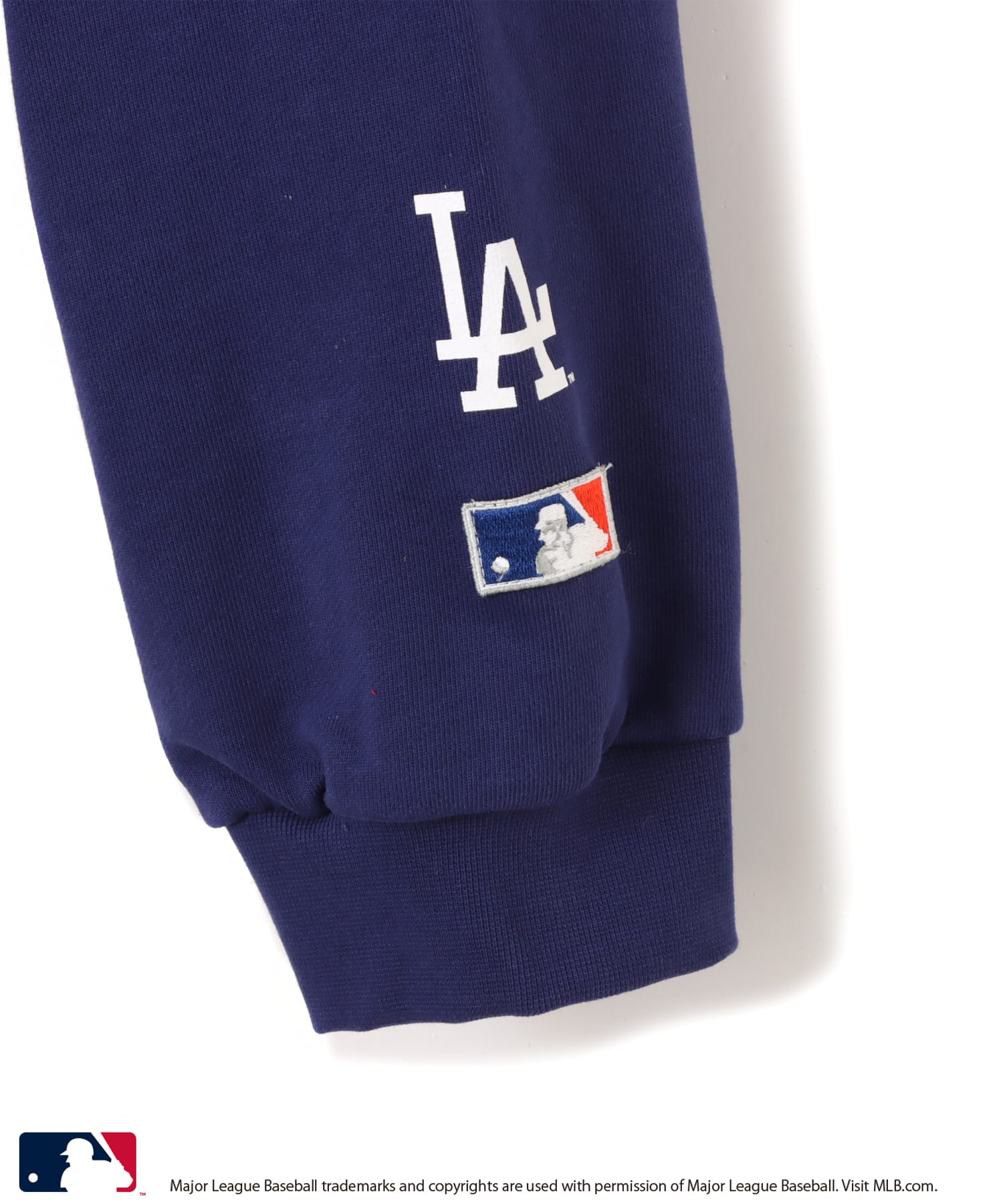 atmos pink MLB Studs Logo Sweat Hoodie BLUEの画像