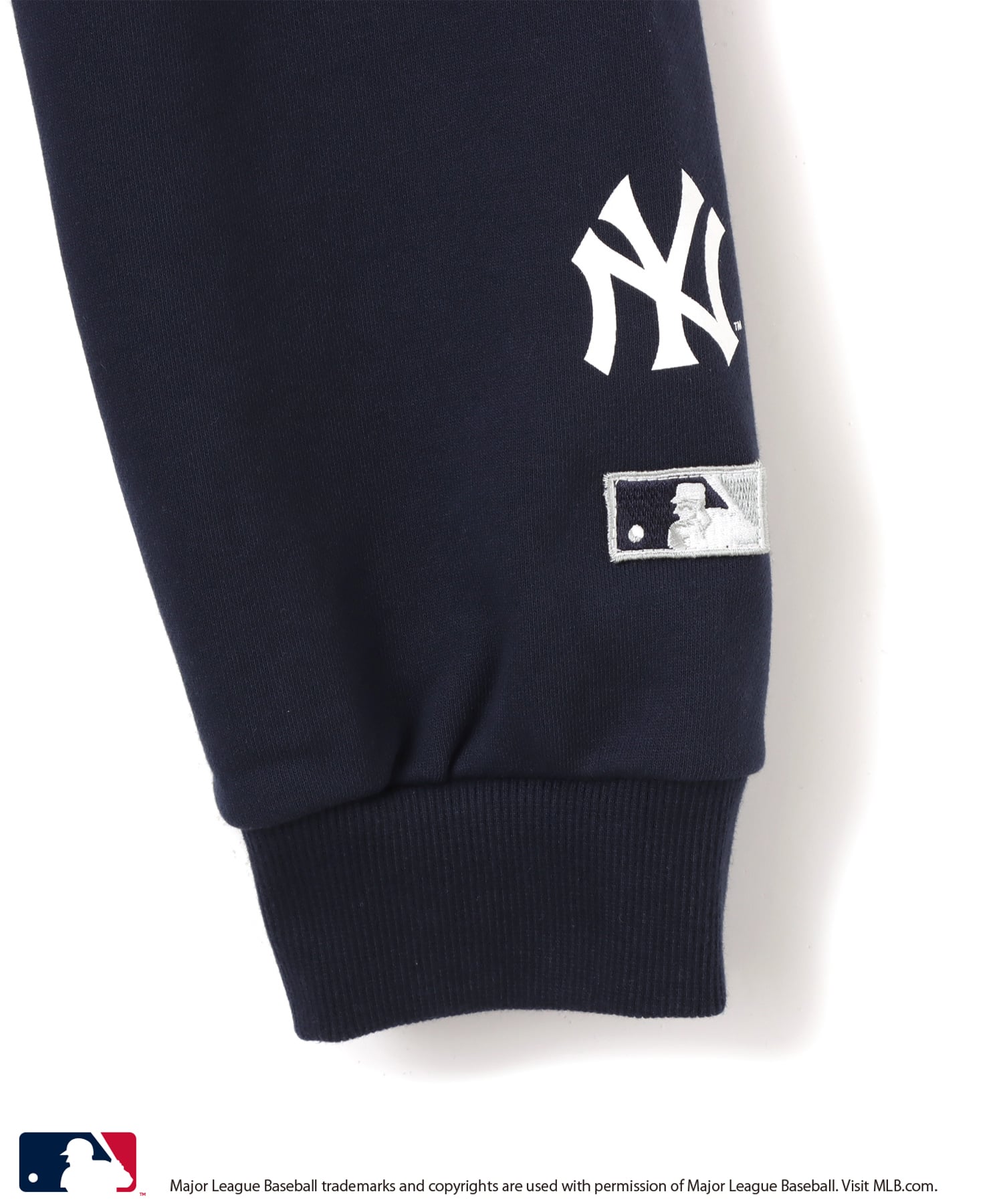 atmos pink MLB Studs Logo Sweat Hoodie NAVYの画像