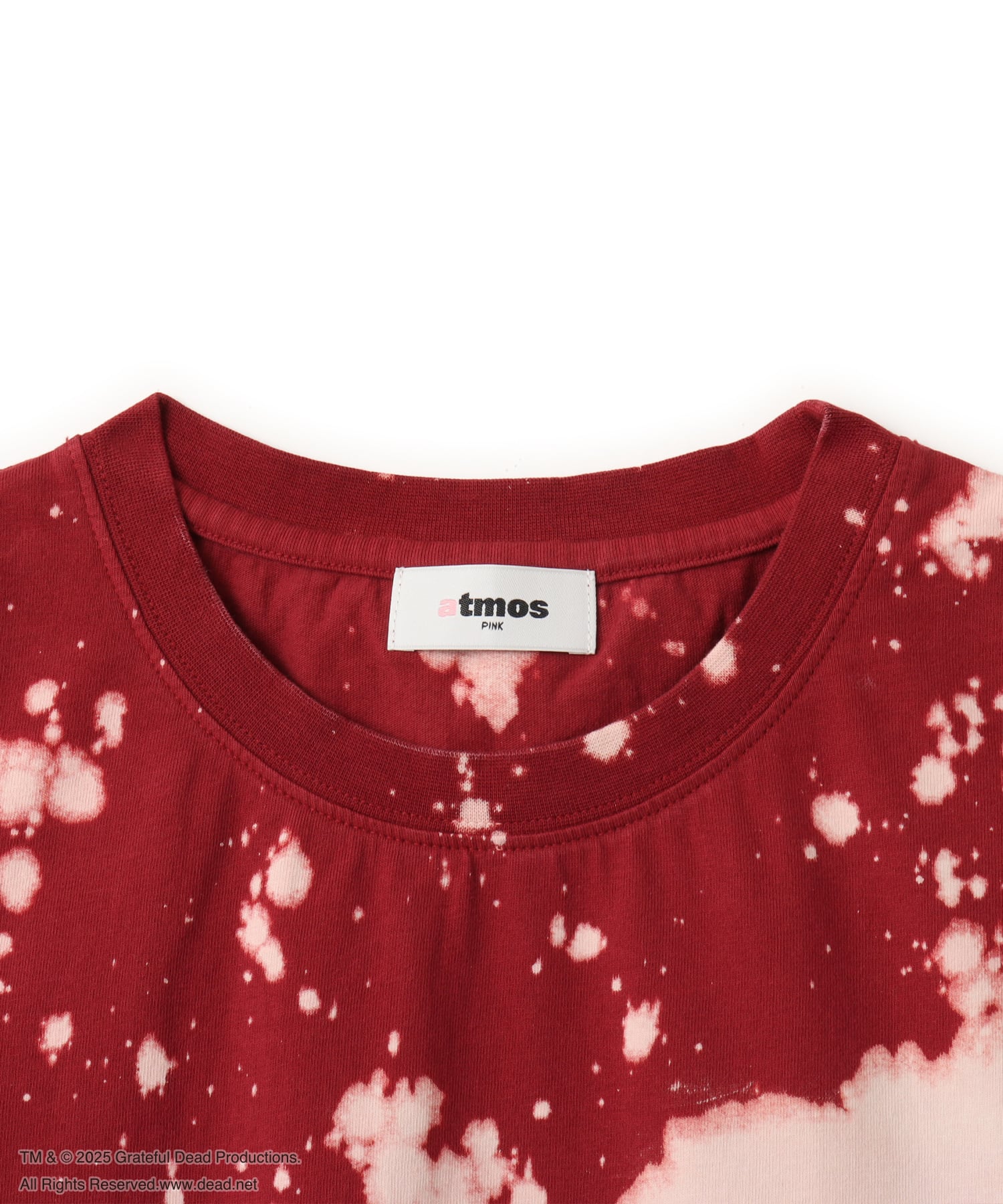 atmos pink Grateful Dead Tank Top REDの画像