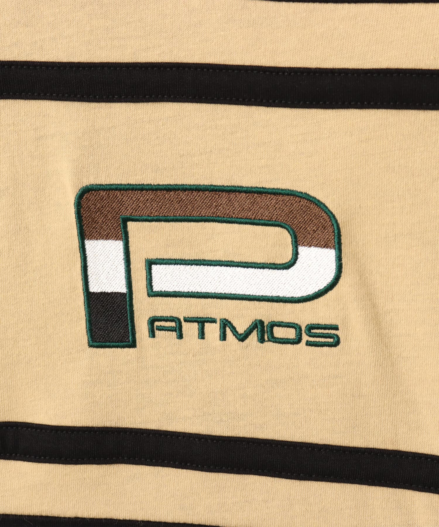 atmos pink Rugger Polo Shirt BLACKの画像