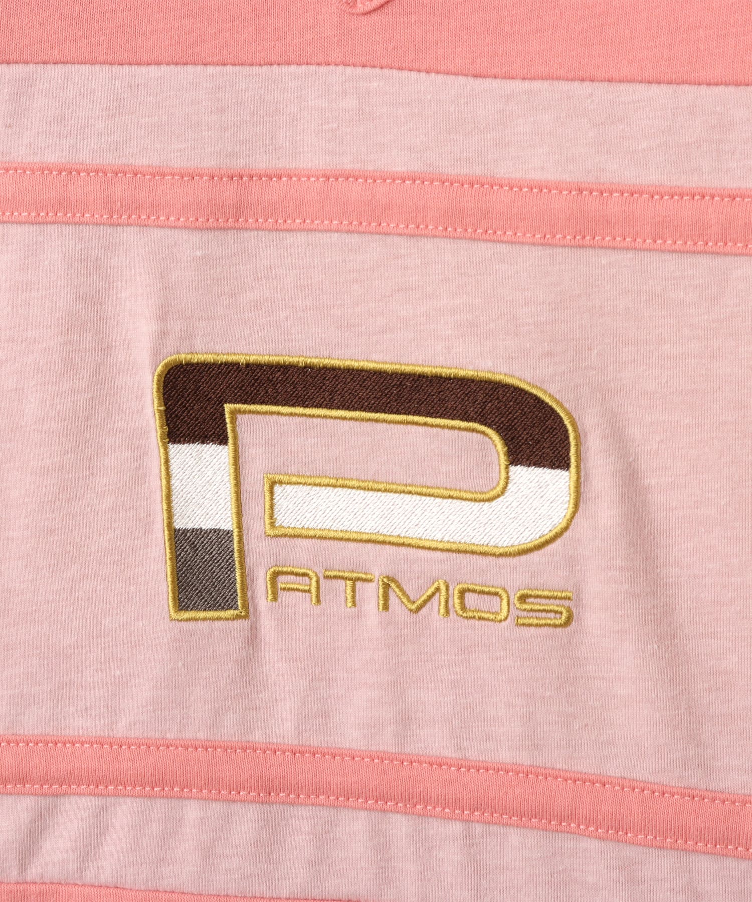 atmos pink Rugger Polo Shirt PINKの画像
