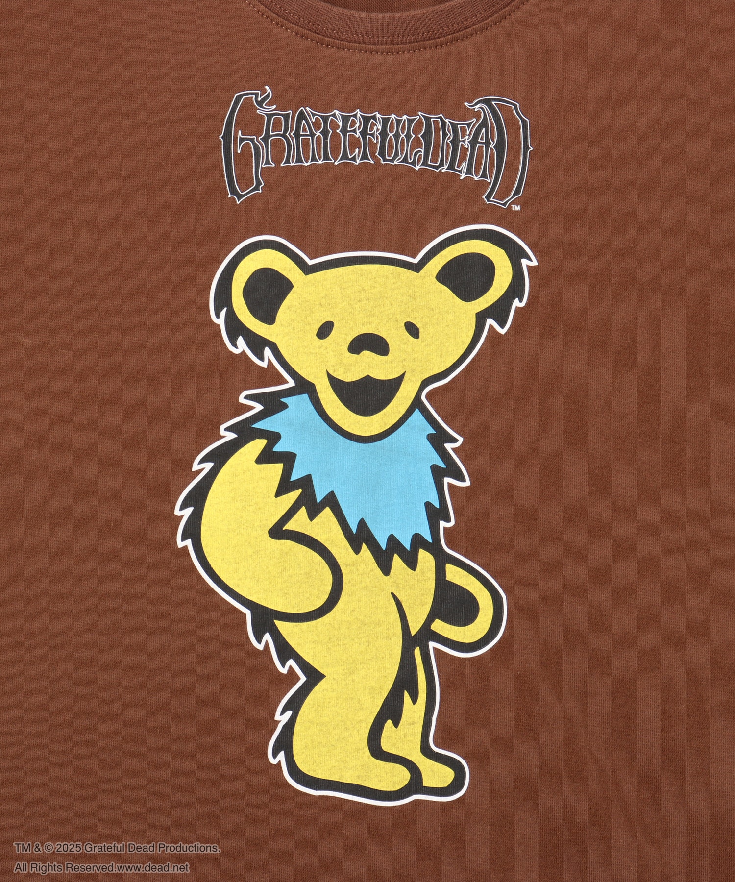 atmos pink Grateful Dead Mini T-shirt BROWNの画像