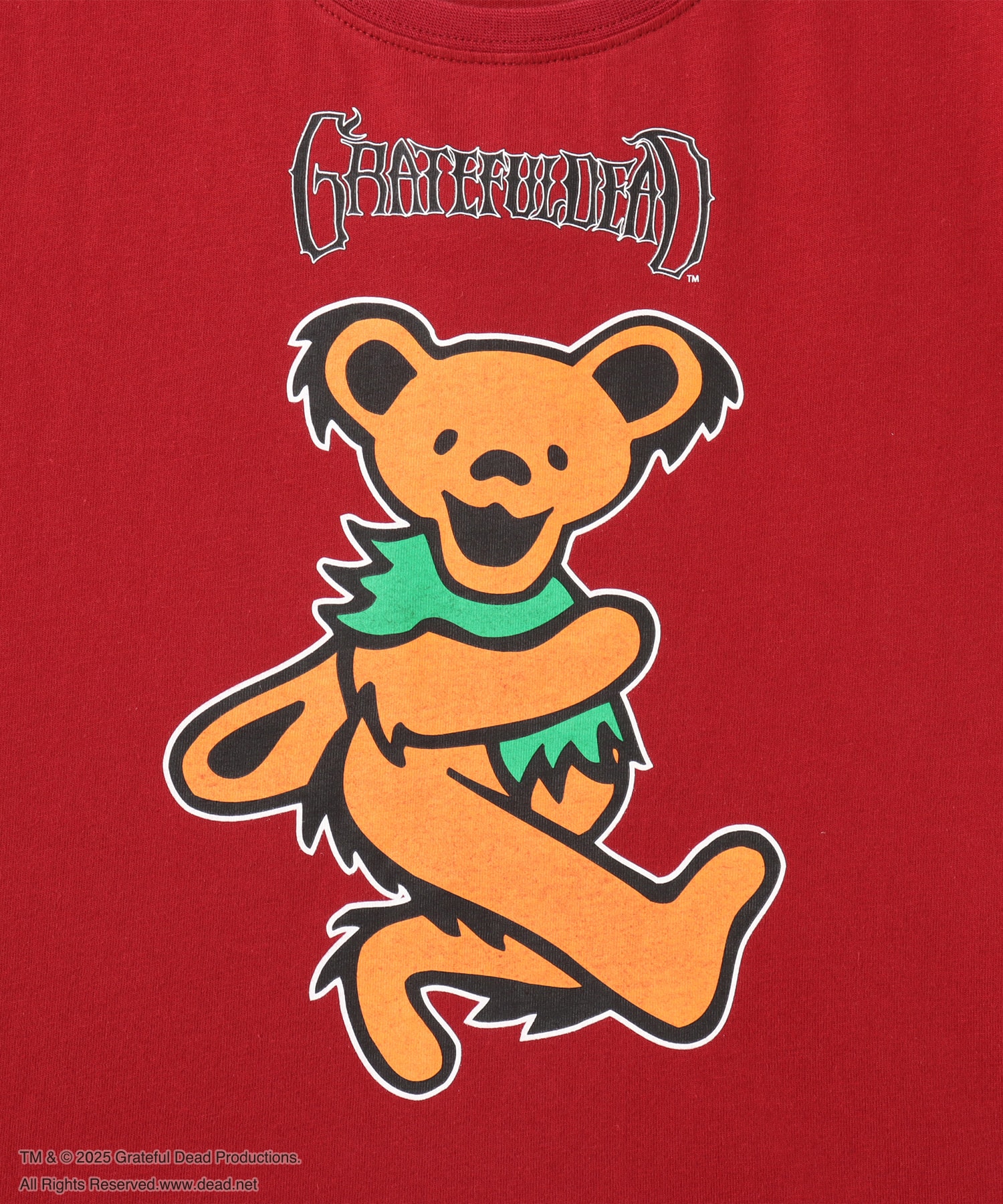 atmos pink Grateful Dead Mini T-shirt REDの画像