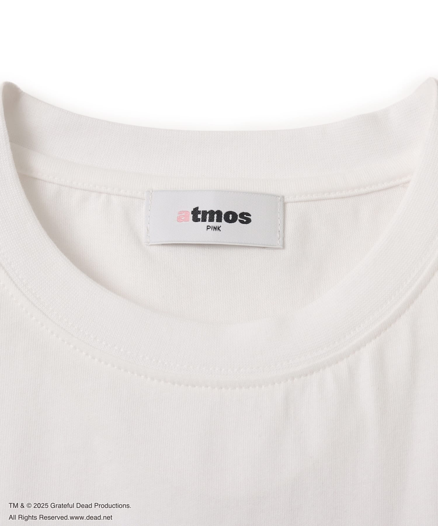 atmos pink Grateful Dead Big T-shirt WHITEの画像