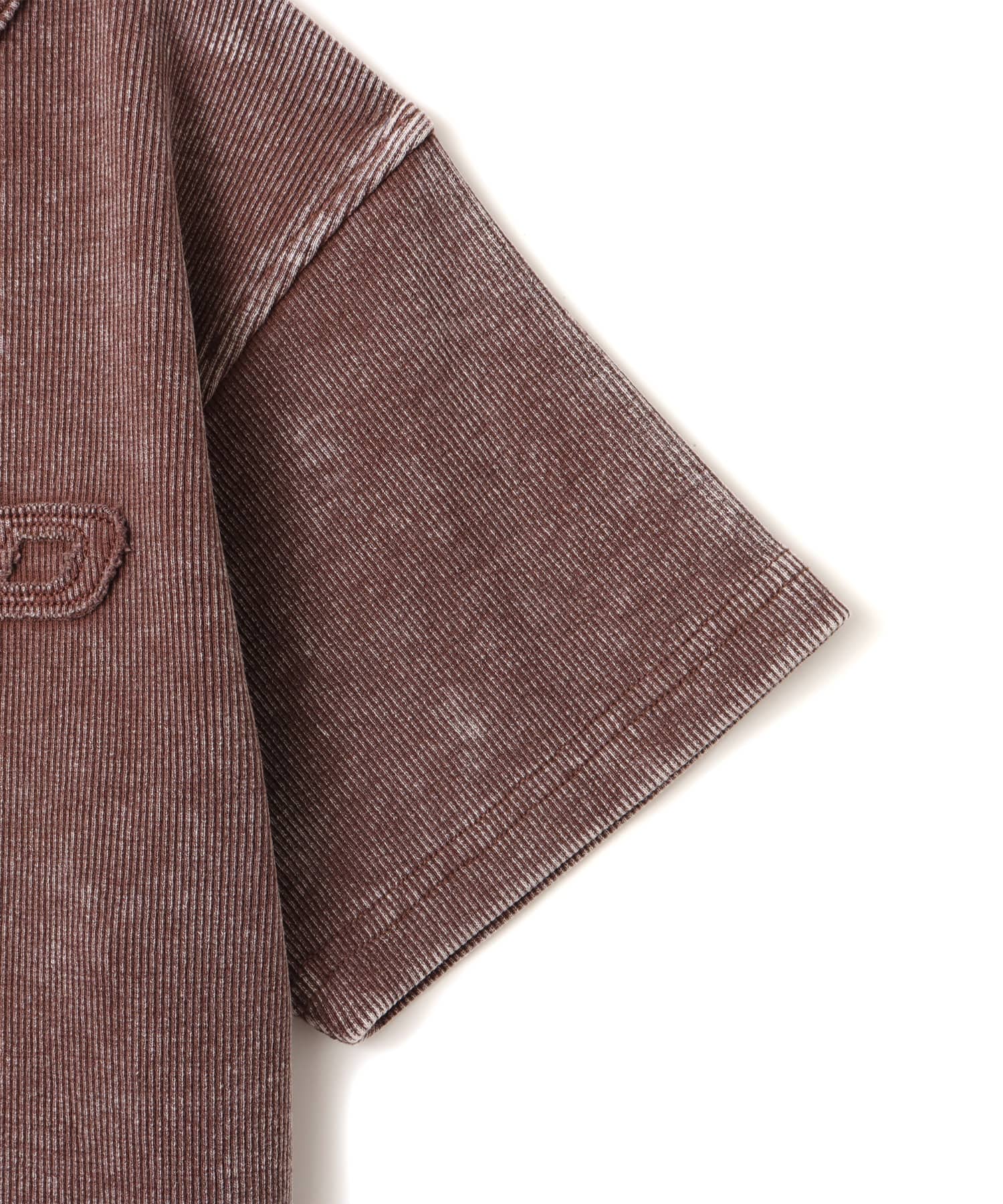 atmos pink Pigment T-shirt BROWNの画像