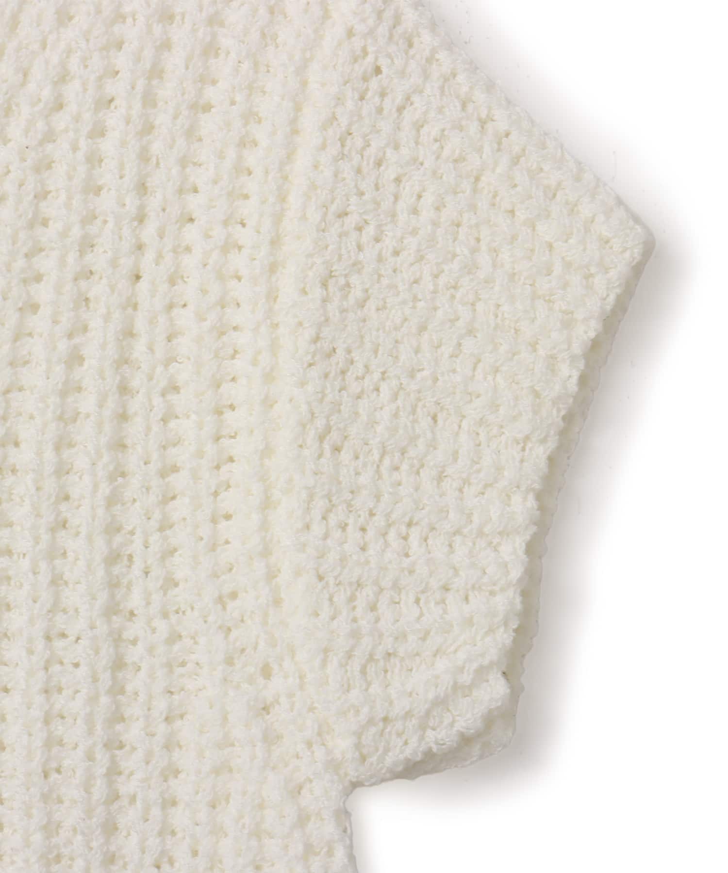atmos pink Summer Knit Cardigan WHITEの画像