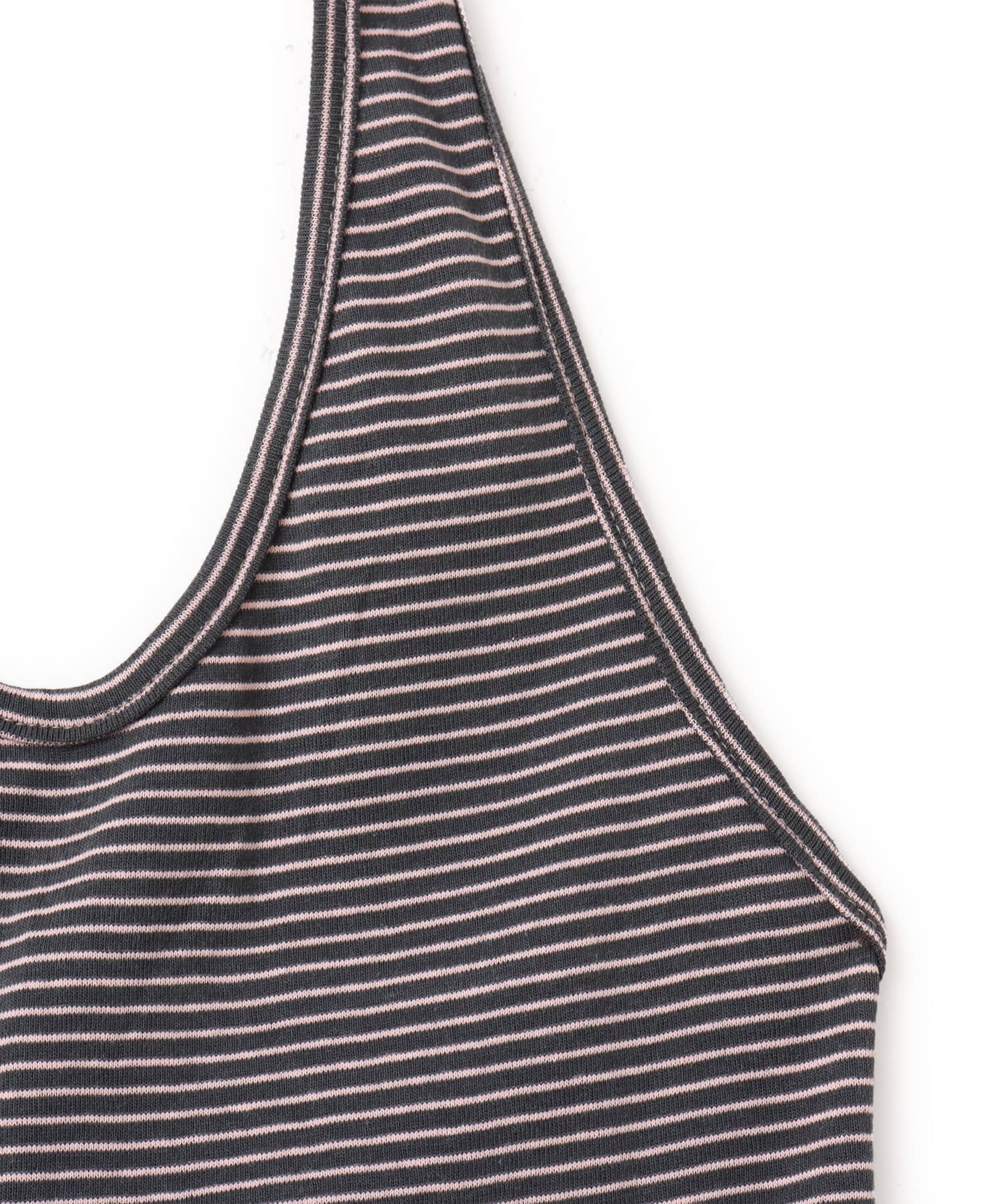 atmos pink Halter Neck Border Tank Top PINKの画像