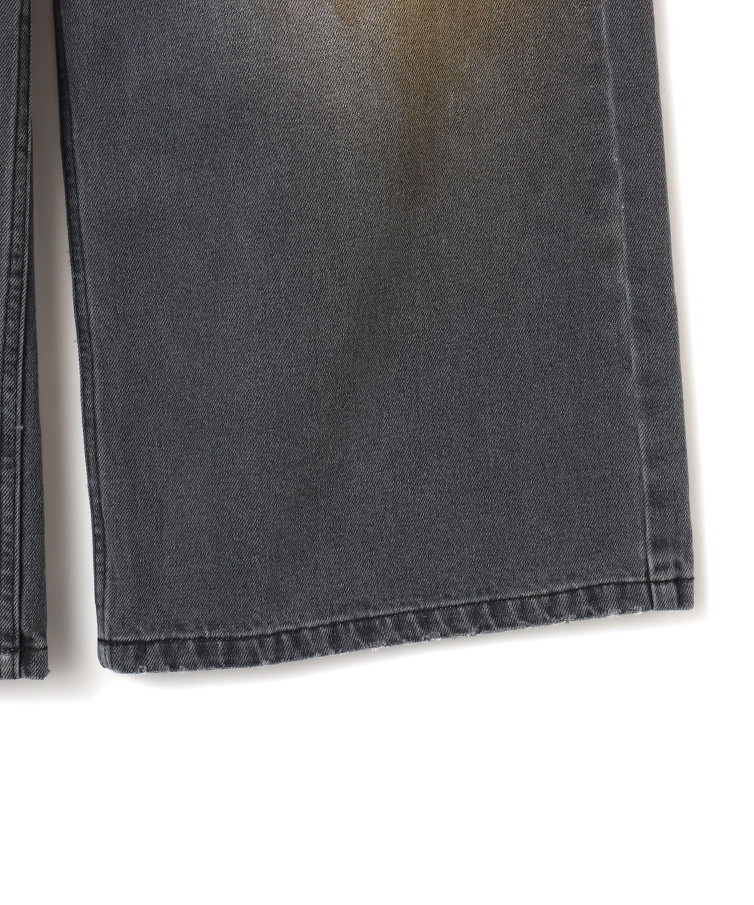 atmos pink Vintage Finished Denim BLACKの画像