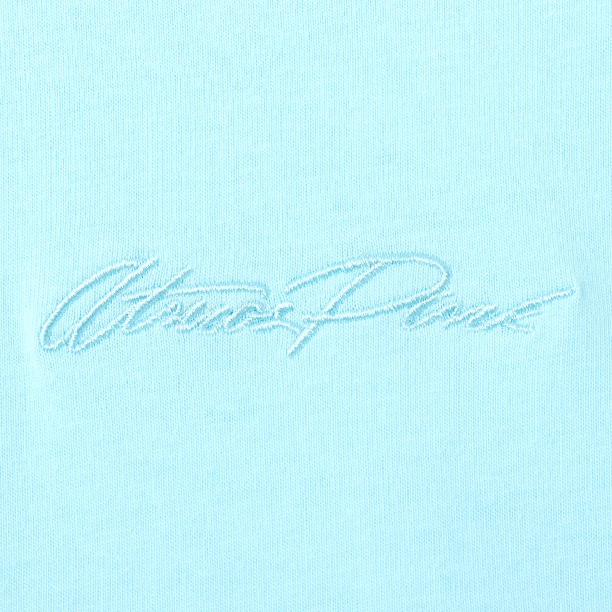 atmos pink Classic Embroidery Logo Short T-shirt BLUEの画像