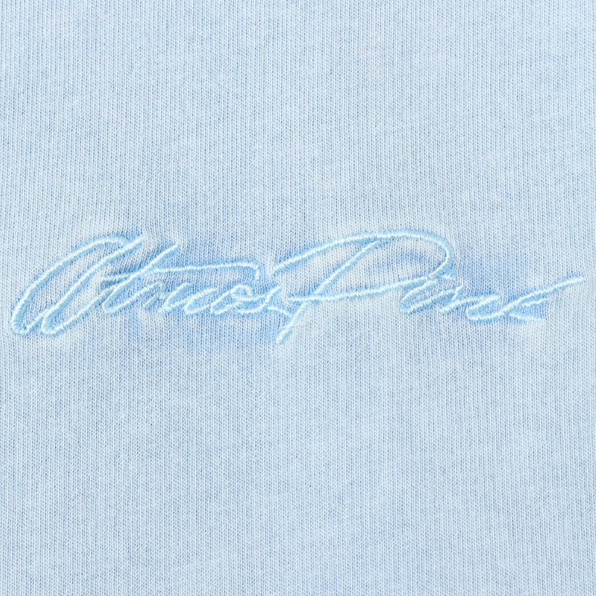 atmos pink Bleached Finishing T-shirt BLUEの画像