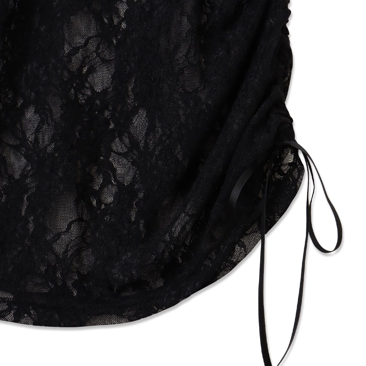 atmos pink Lace Docking T-shirt BLACKの画像
