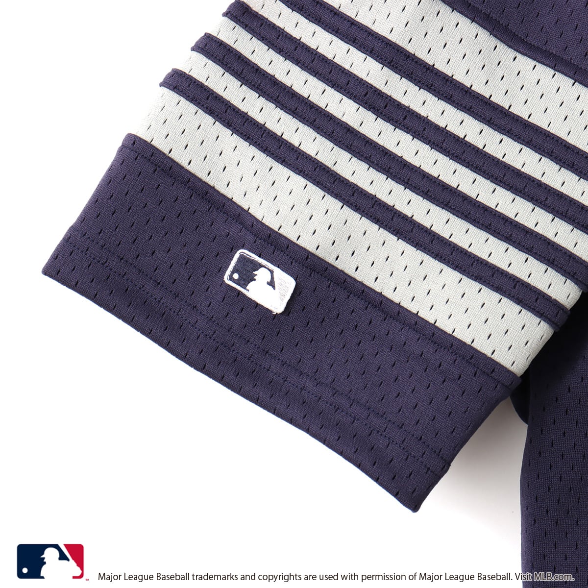 atmos pink MLB Mesh T-shirt NAVYの画像